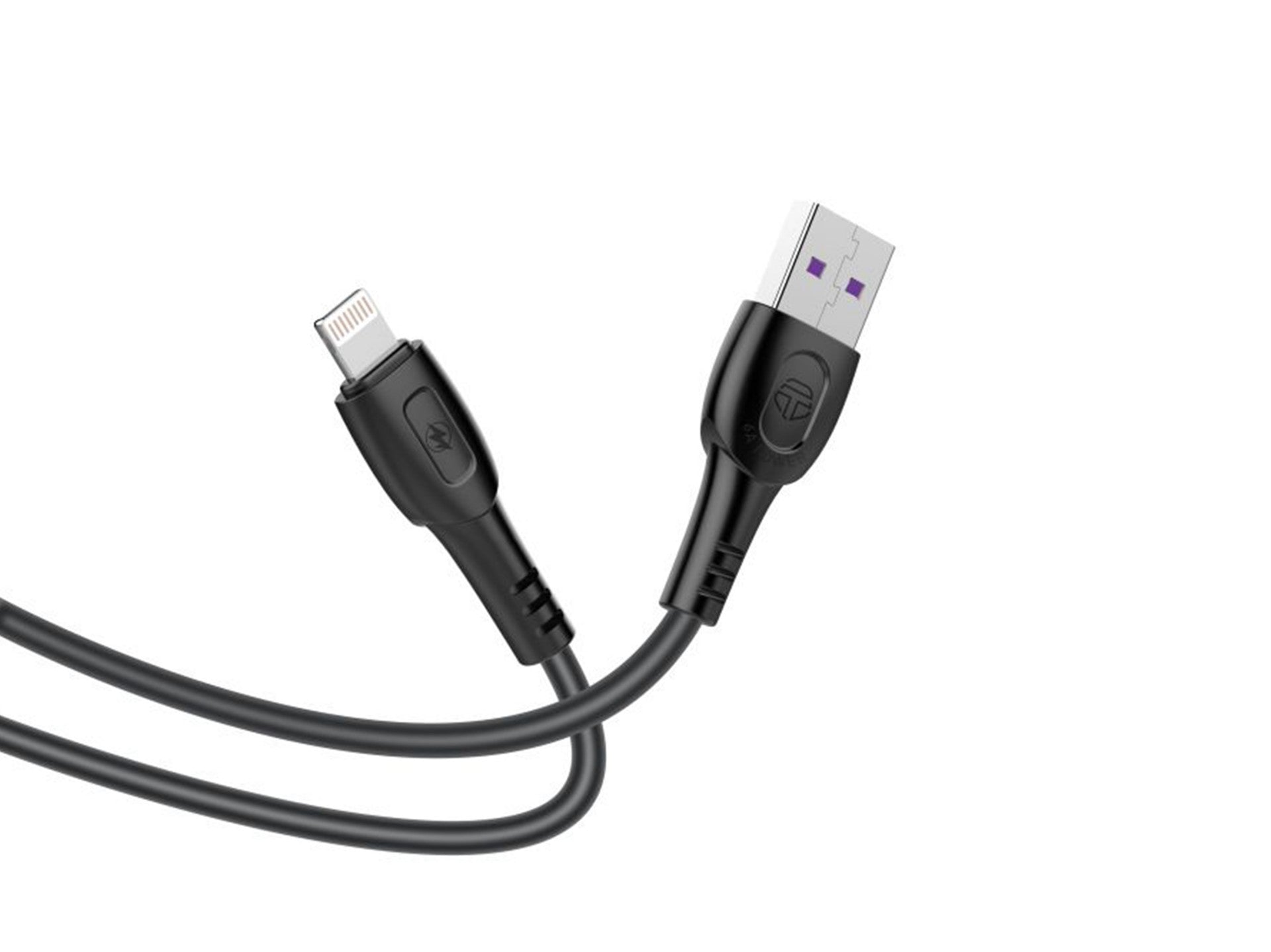 Cable de datos de carga superrápida Techancy 6A, negro TB1762, puerto USB-Tip8/X/11-14, 1 m de longitud, carga rápida