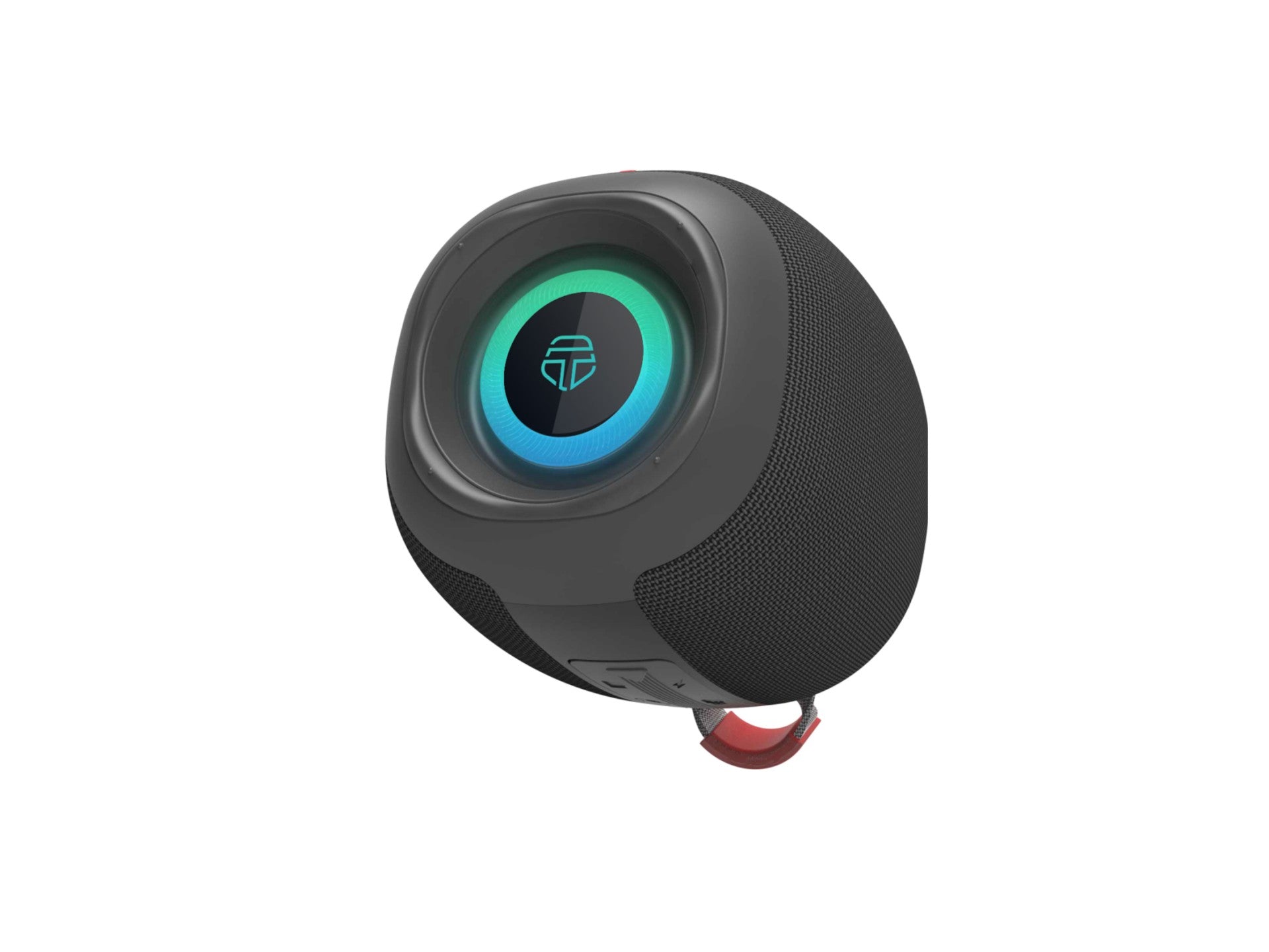 Altavoz Bluetooth inalámbrico Techancy TH2638 versión 5.3, compatible con TWS/TF/AUX, luz ambiental LED RGB de 7 colores