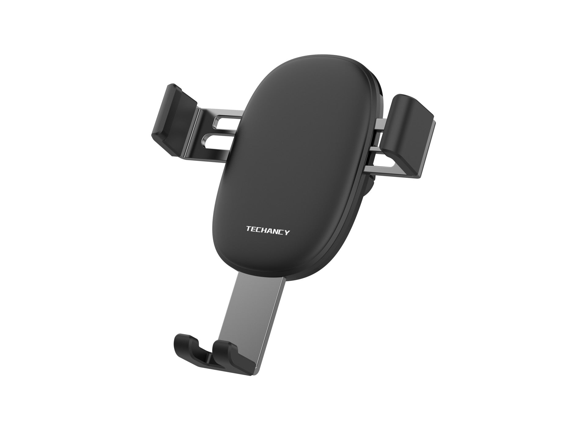 Techancy Suporte Gravitacional Para Automóvel Para Telemóveis 4,5 - 6,7' TI2290, Ângulo De Visualização Ajustável, Preto