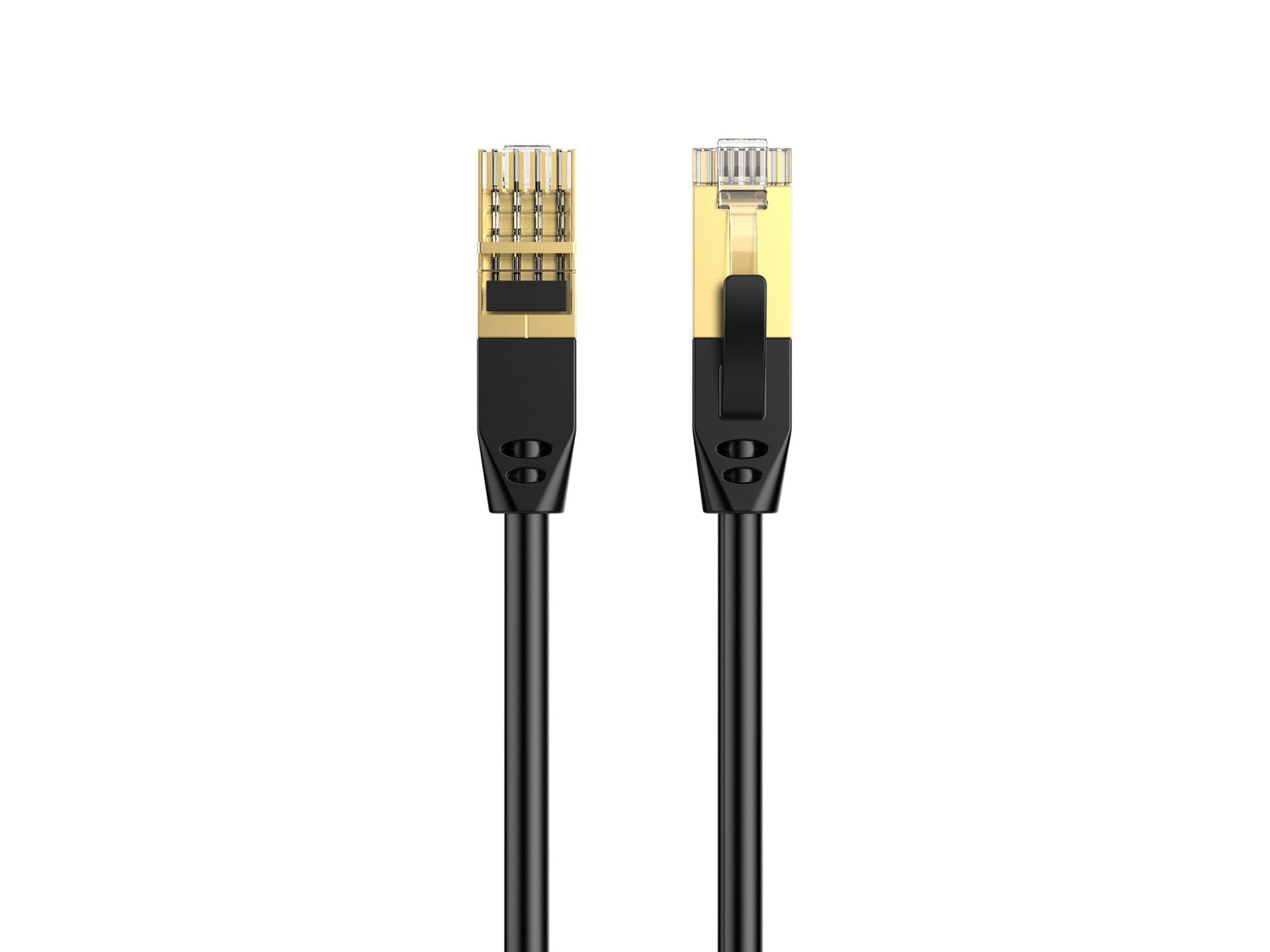 Cable de red Techancy CAT-6, KF5232, conector RJ45 chapado en oro, 5 metros, negro