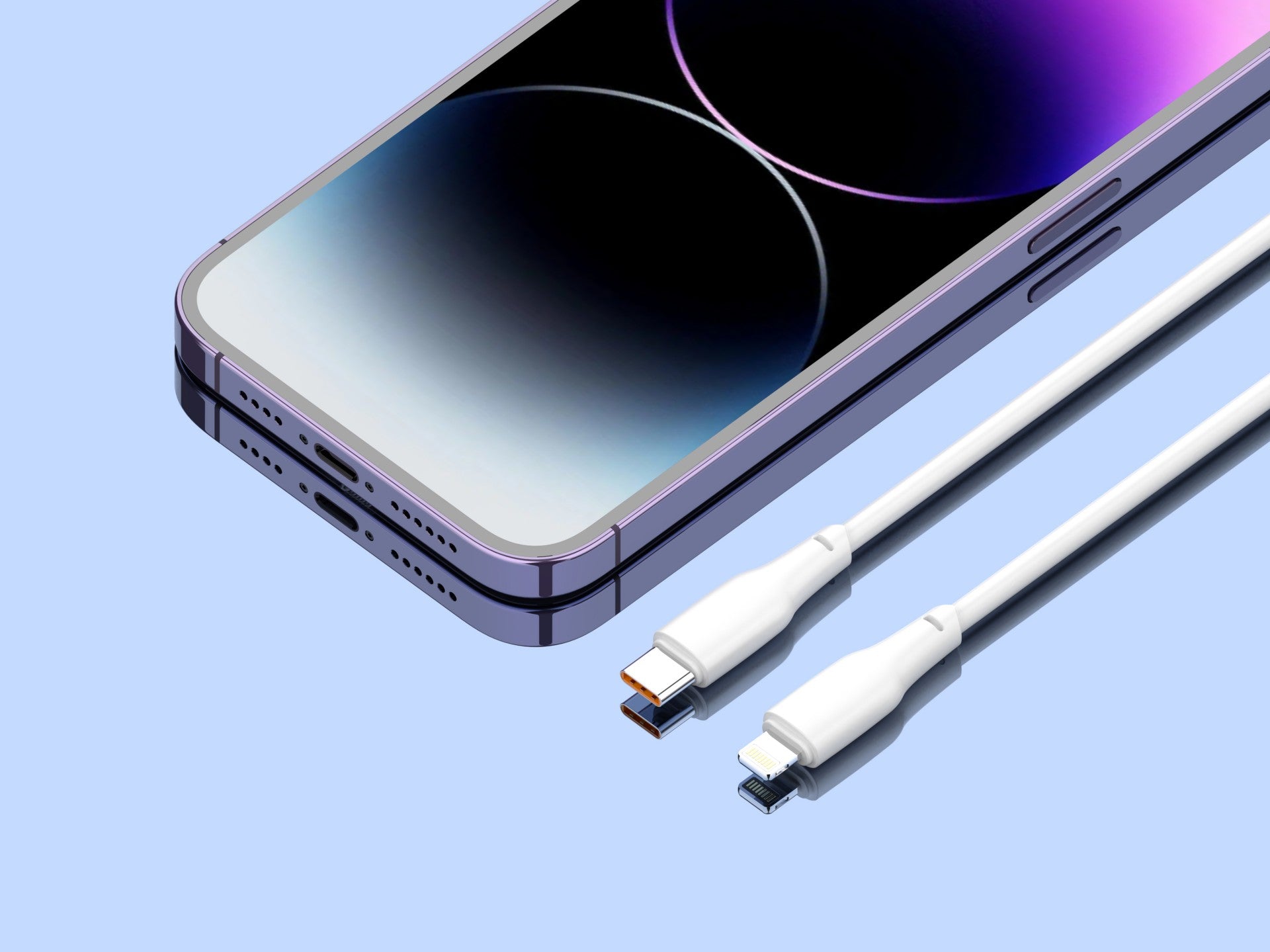 Techancy Cabo De Dados Pd 30w Branco 1m, TB1791, Usb C-Ipx/11/12-14 De Alta Potência, Compatível Com Tablet E Telemóvel