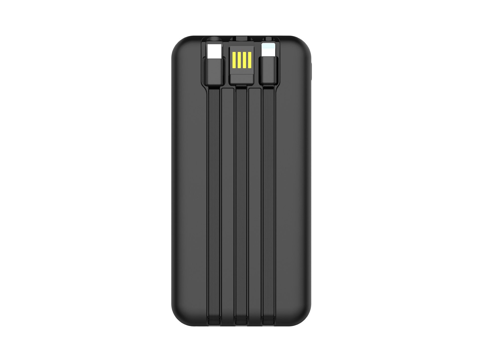 Techancy Power Bank 10000 Mah 22.5w TF2782, Cabo De Carregamento Type-C+Lightning+ Usb 3in1, Ecrã Digital De Potência