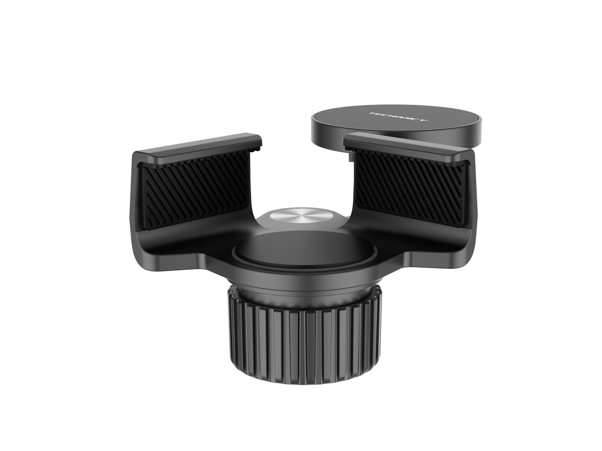 Techancy Magnetic Car Mount TI2342 Compatible MagSafe For Car Screen Monitor Thickness 10-20mm ABS Material Magnet Black
