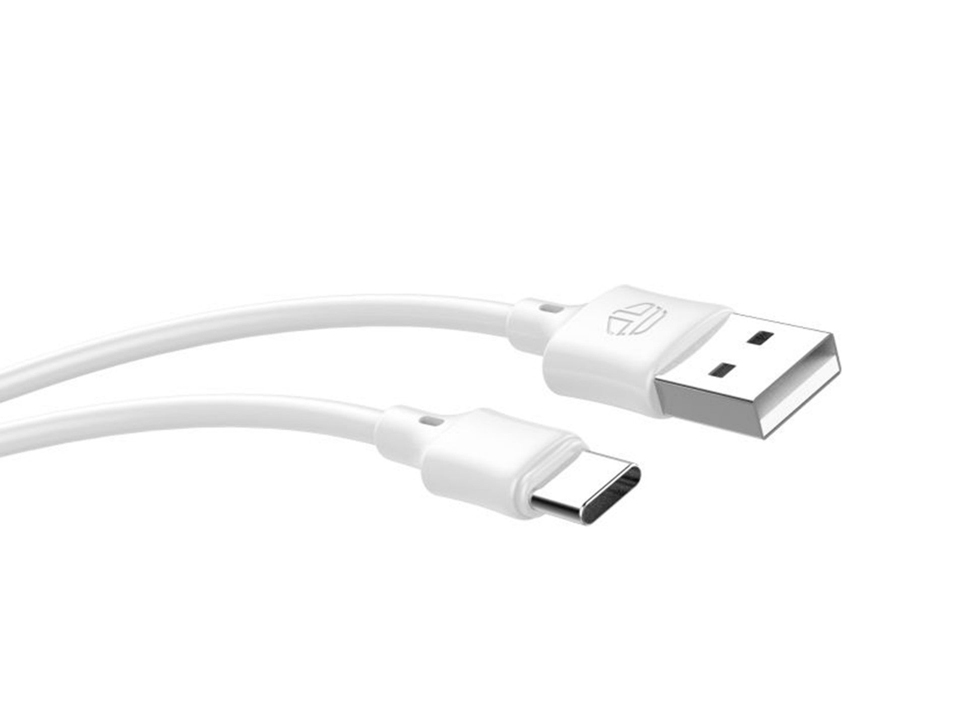 Cable de datos USB tipo C Techancy blanco TB1725, 2 m de largo, carga de 2,4 A, compatible con teléfonos móviles tipo C