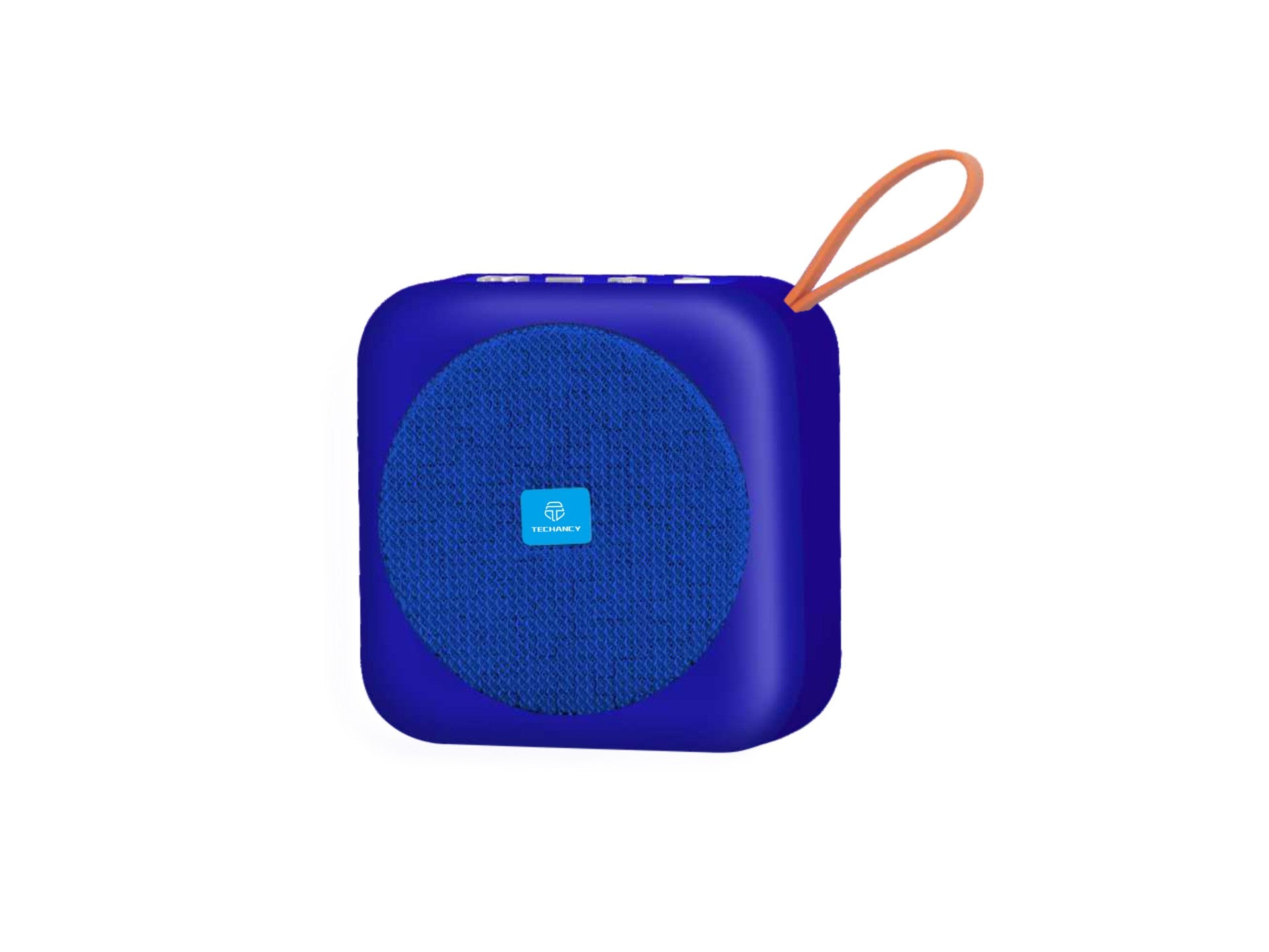 Techancy TH2622 Blue Bluetooth Speaker, Portable and Compact Size, Supports TF/FM/USB/TWS, Powerful Sound.