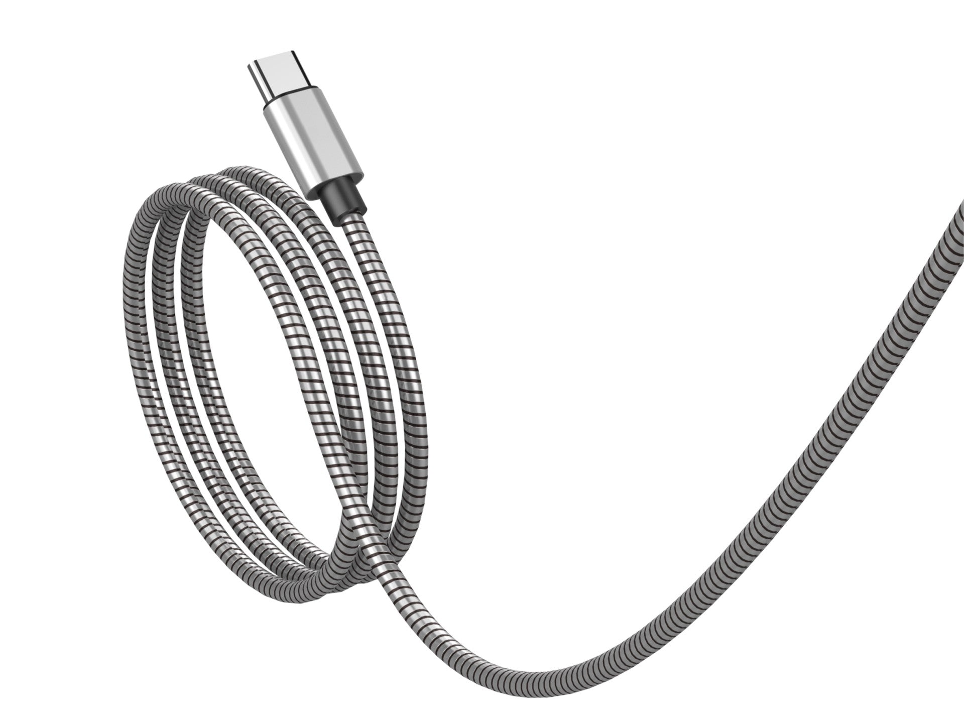 Techancy Cabo Usb C Para Lightning 1m TB1796, Design Totalmente Metálico, Resistente A Animais, Carregamento Rápido De 30 Watts