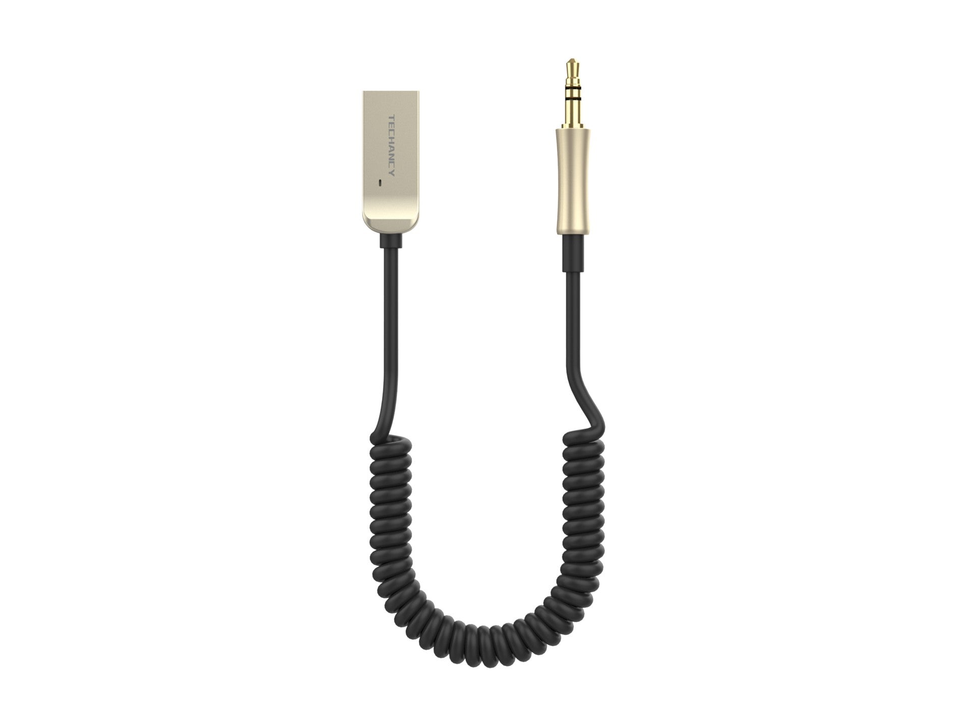 Techancy Recetor De Automóvel Sem Fios TQ5906, Ligação De Memória Bluetooth 5.0, Recetor De Áudio AUX De 3,5 Mm,