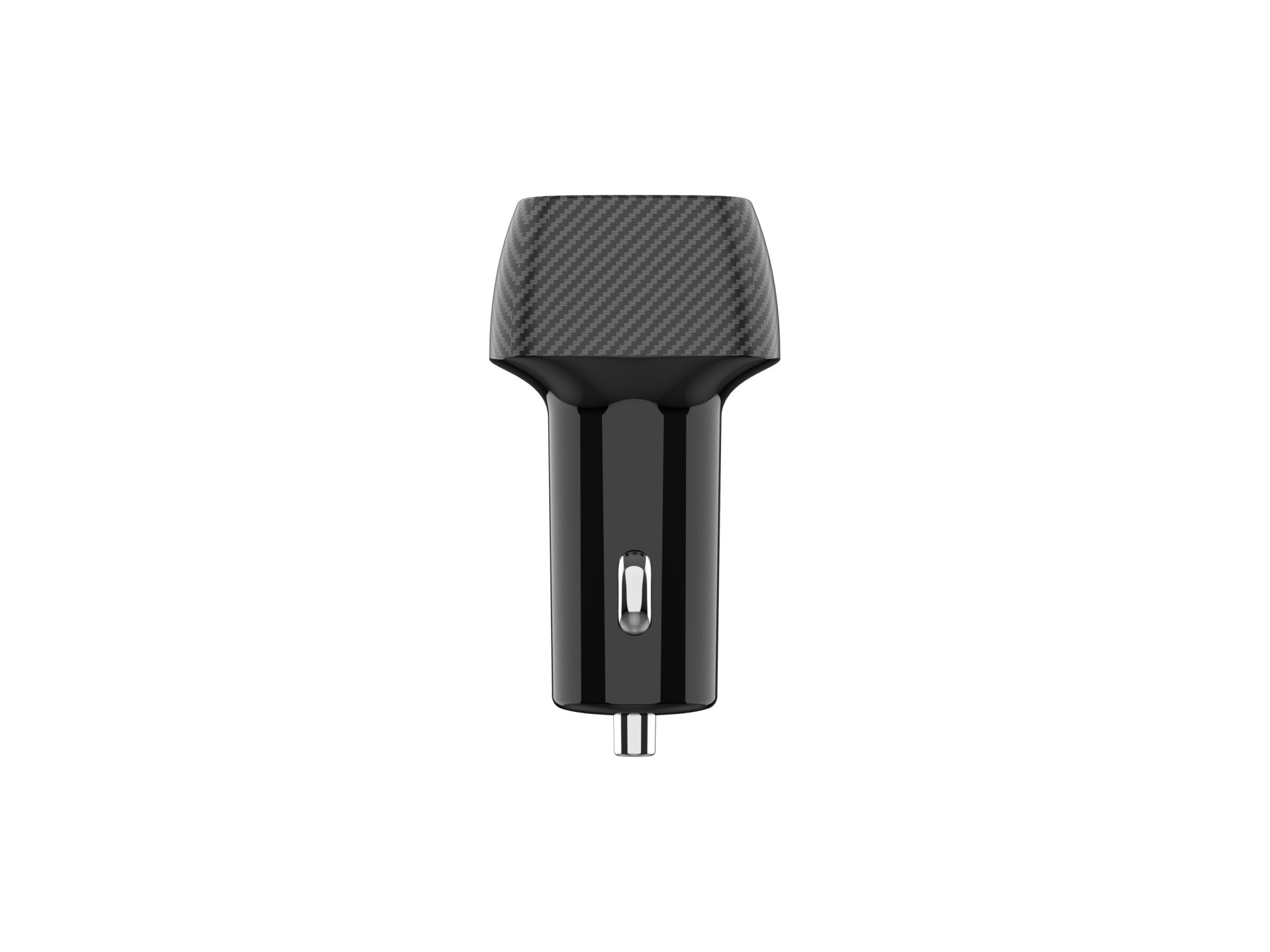 Techancy 48W Car Charger TC6432, Dual Port PD3.0 Fast Charging USB-A+USB-C, Black