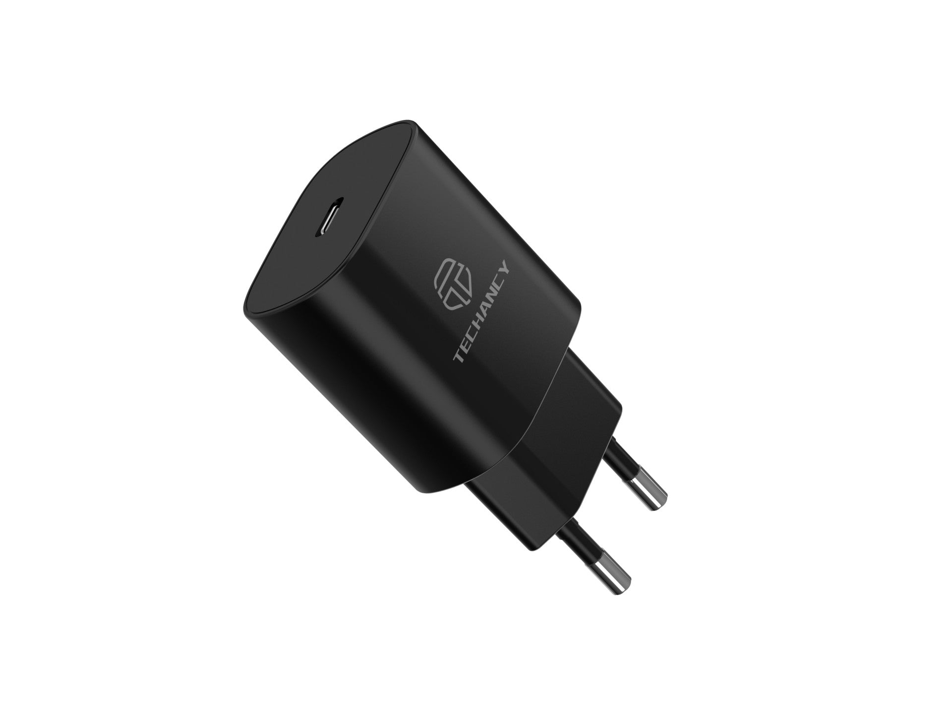 Techancy 25W PD3.0 Charger TA2810, 3.4A Fast Charging, Built-in Smart Chip, Black