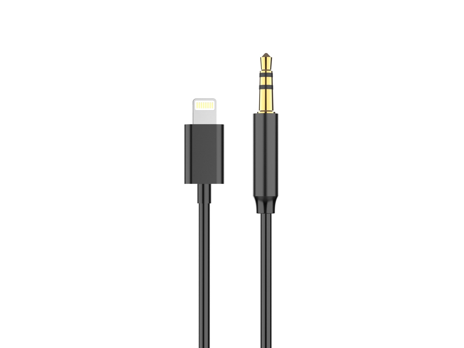 Techancy Cabo AUX Lightning para 3.5mm TL7327, comprimento 1m, ideal para som automotivo, som doméstico e fones de ouvido, compatível com iPhone 11-14