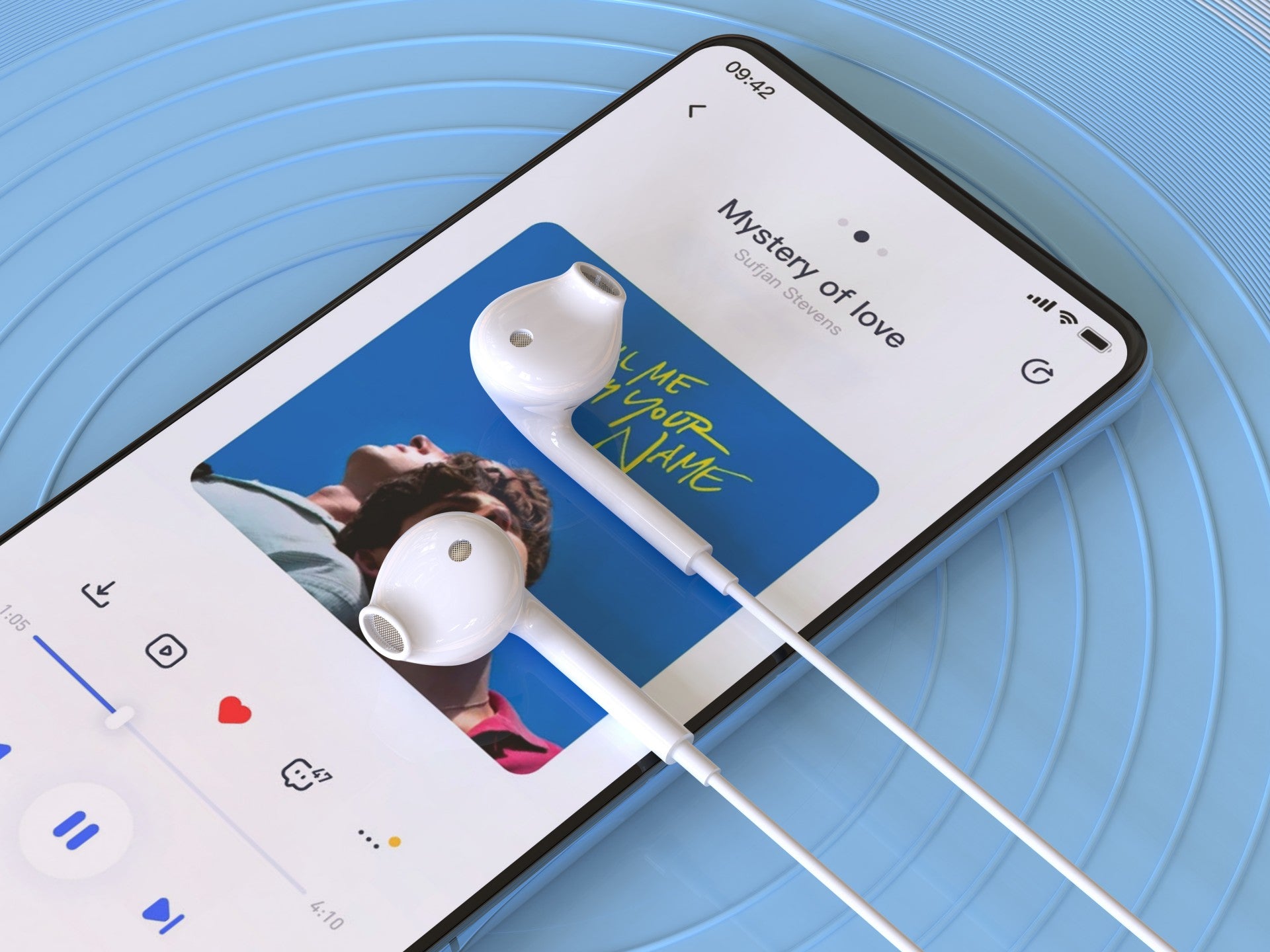 Techancy Auscultadores Intra-Auriculares Brancos 1.2m TD8085 Com Cabo E Microfone, Auscultadores Para Música De 3,5 Mm