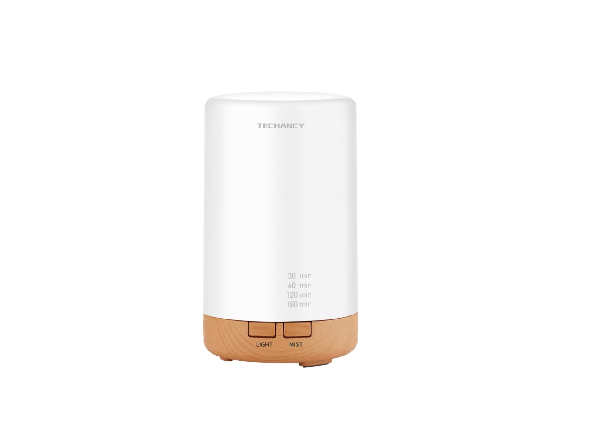 Techancy Aromatherapy Diffuser, LD3912, with Humidifier Function, White + Wood Grain