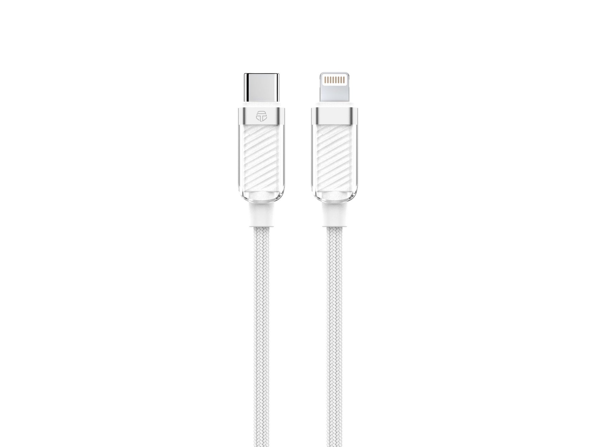 Techancy Cabo Usb-C Para Ip 11-14 Cabo De Dados 1m/27w Branco TB1798, Compatível Com Iphone/Ipad Carregamento Rápido E Dados