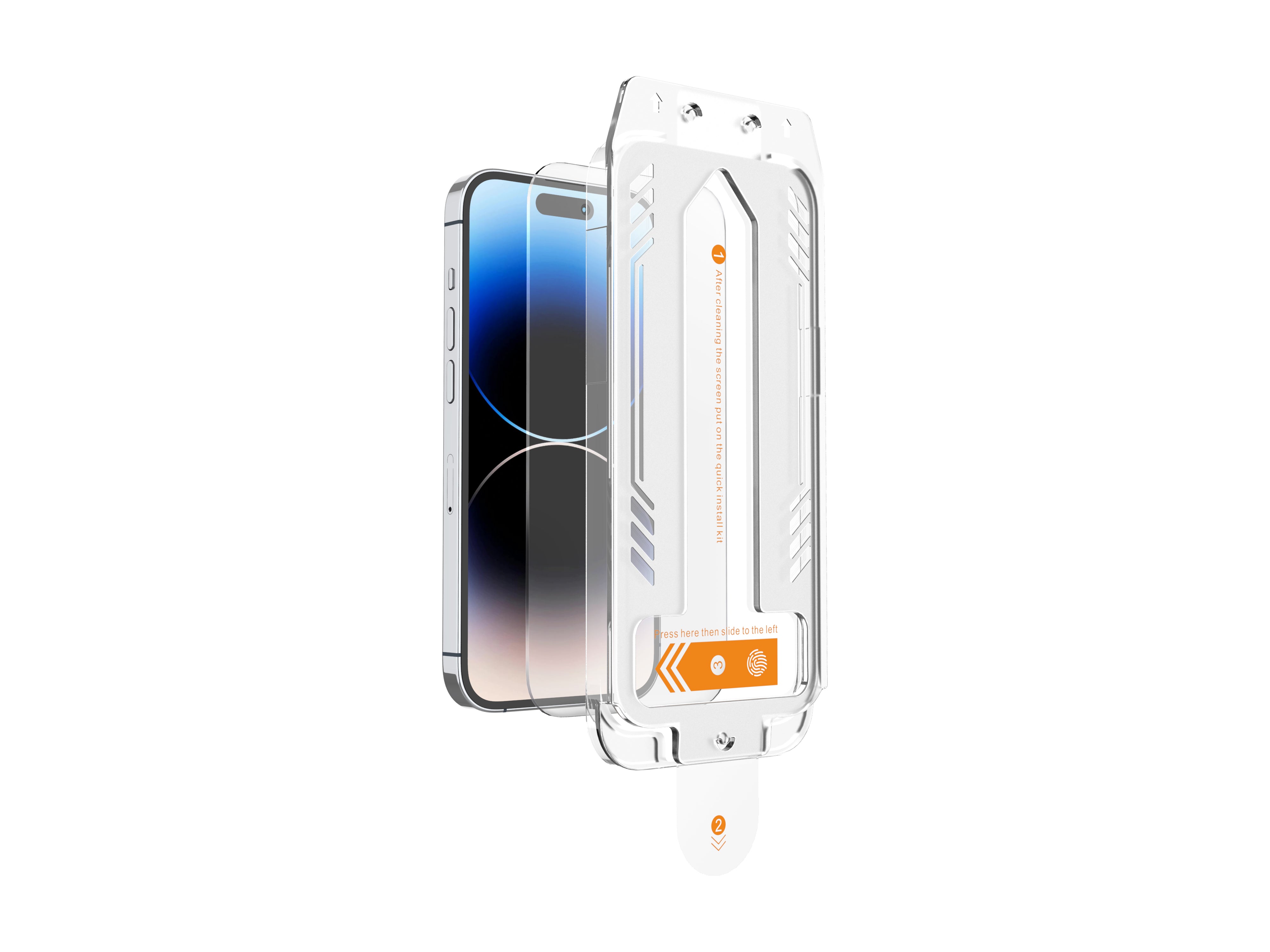Techancy Protetor De Ecrã De Vidro Temperado KS2202, Compatível Com O Iphone 16 Pro Max, Fornecido Com Caixa De Instalação Rápida