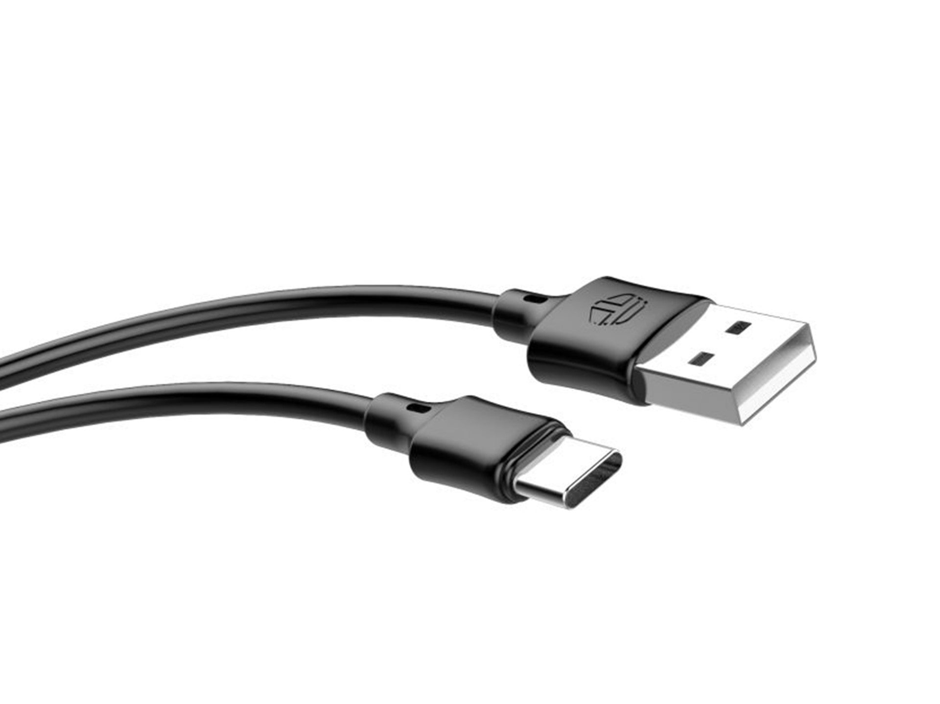 Techancy Cabo De Dados Usb-Tipo C Preto TB1725, 2m De Longa Distância, Carregamento De 2,4a, Compatível Com Telemóveis Tipo C