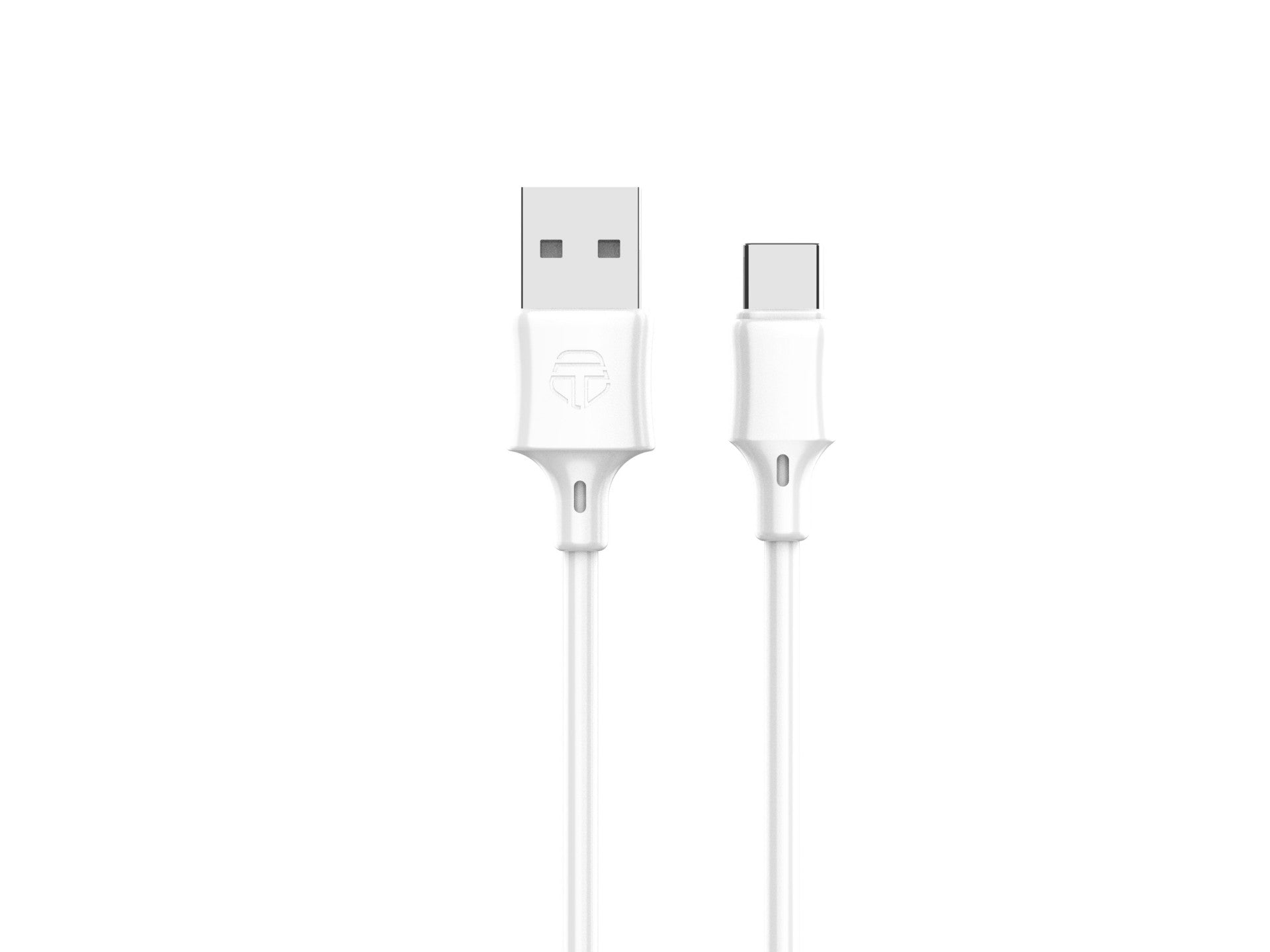 Techancy Cabo De Carregamento 3m Usb- Tipo C Branco TB1726, Carregamento Rápido De 2,4 A, Carregamento De Longo Alcance 3m