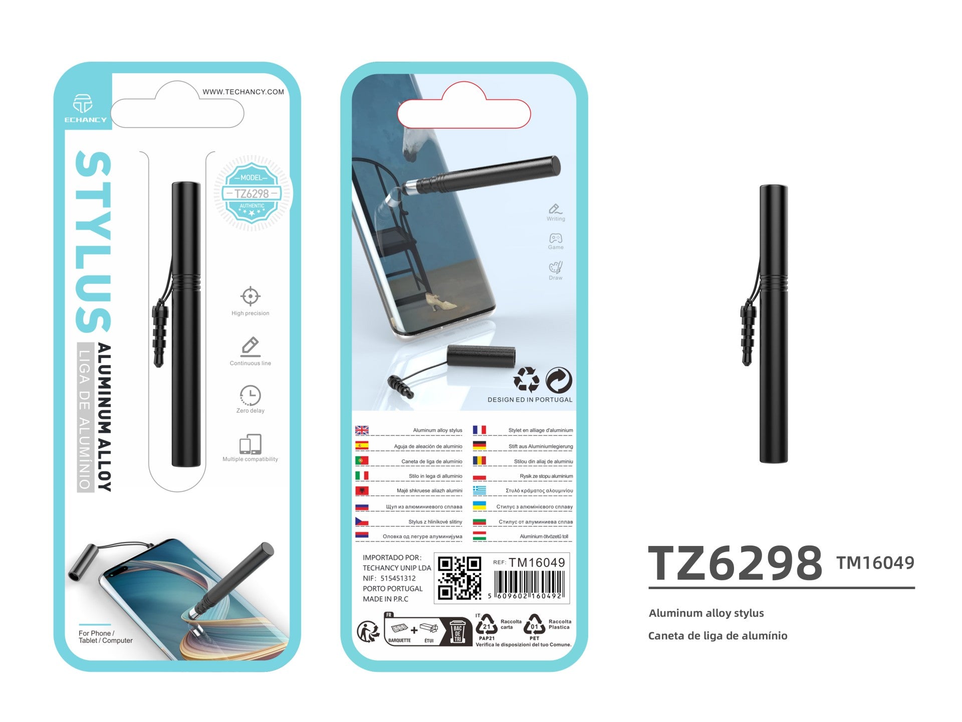Cargador de coche 3 en 1 Techancy negro TC6413, entrada de 12-24 V, salida de 10-12 A, 120 W, Car Electric Partner