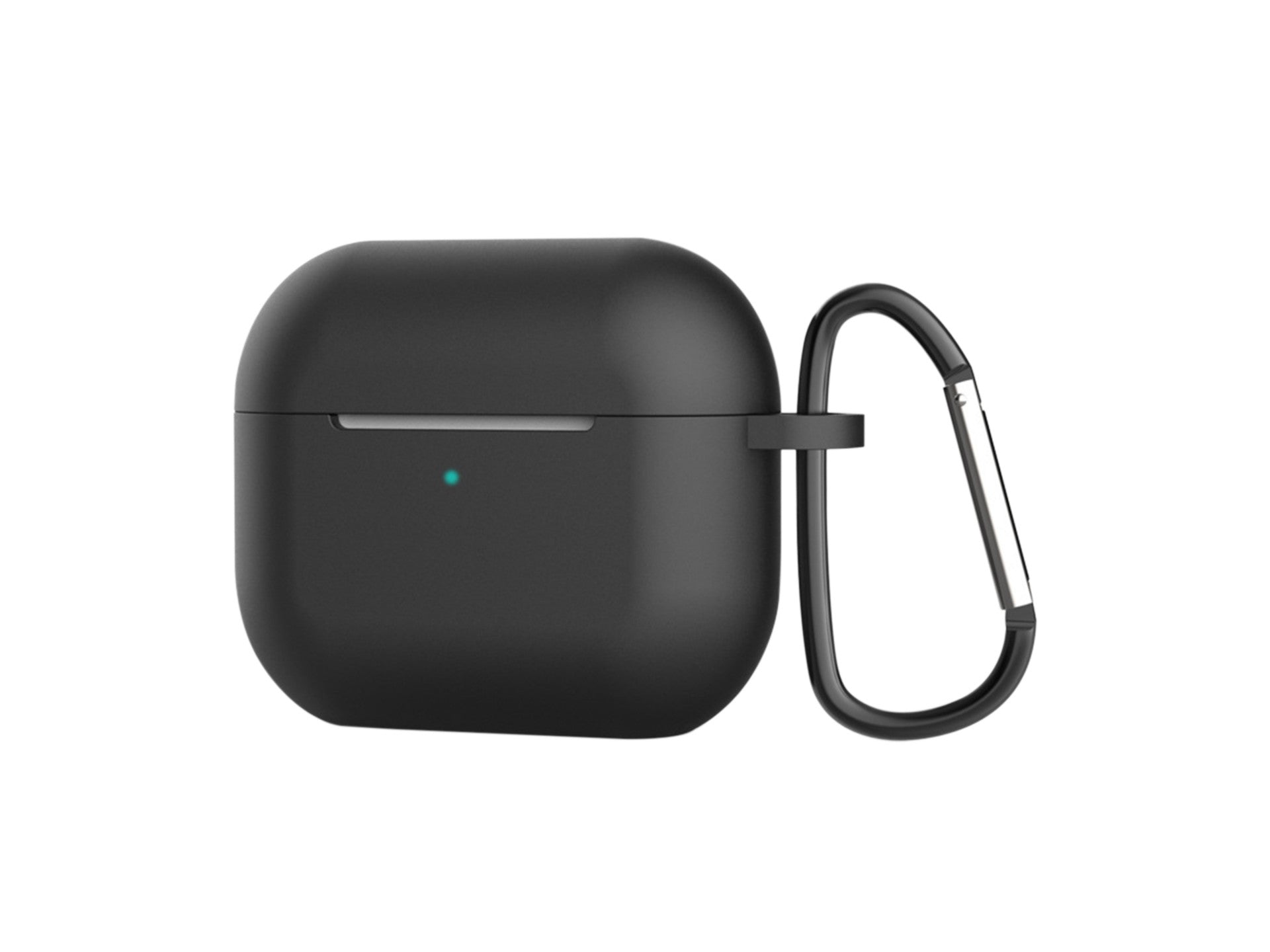 Funda de silicona Techancy KC2118 para auriculares, compatible con AirPods Pro de segunda generación, color negro