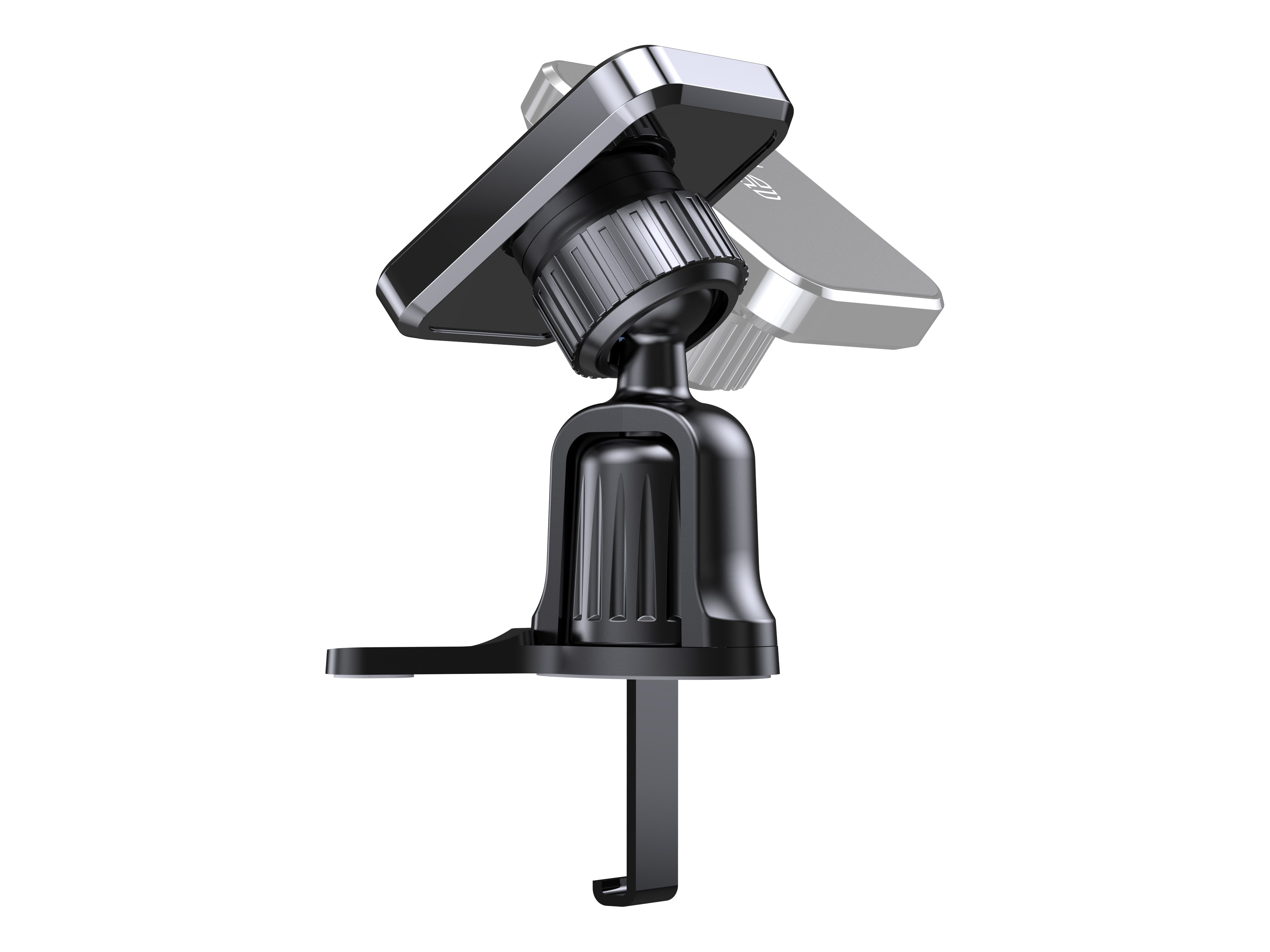 Techancy TI2339 Magnetic Car Mount with 360-degree Grill, Strong and Stable for Mobile Phones, Black