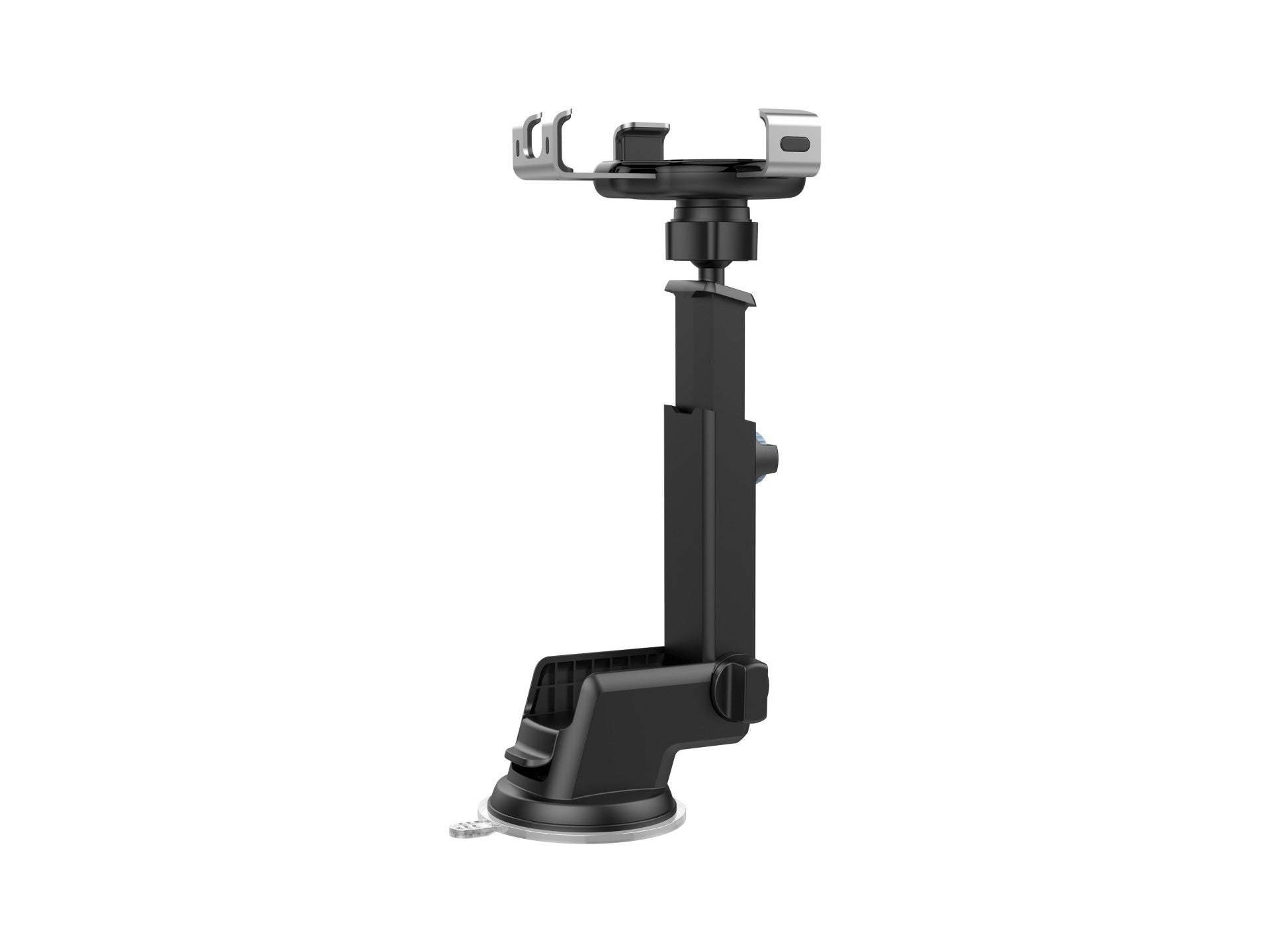 Techancy Ti2231 Car Phone Holder, Adjustable Suction Cup Base, Telescopic Length, 360 Rotation