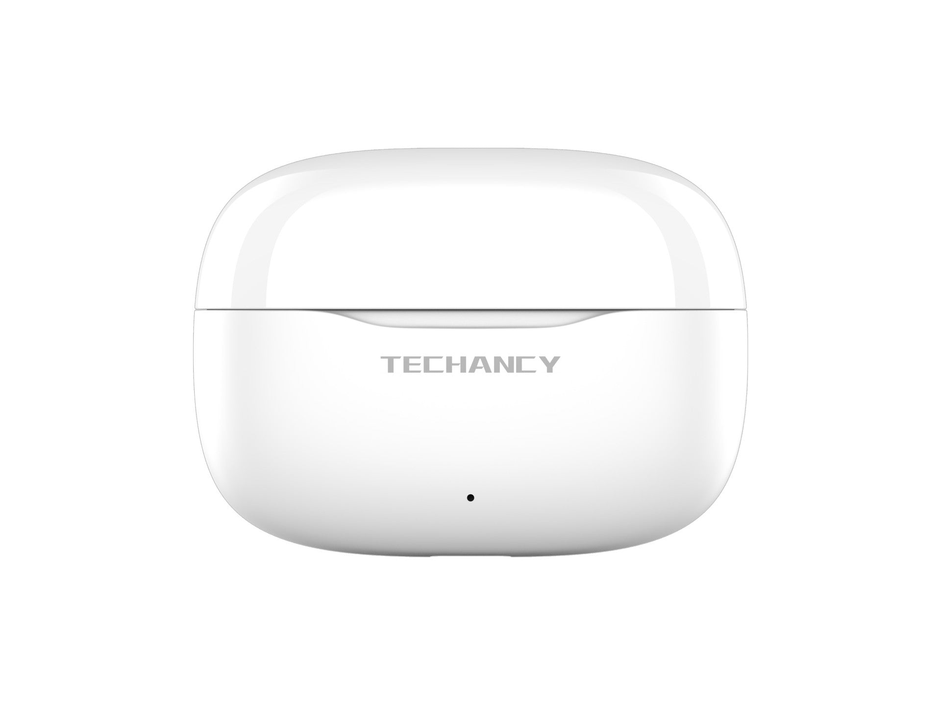 Techancy Auriculares Bluetooth TWS Wireless 5.4 KP2715 Microfone HD Toque inteligente USB C para Android iPhone Branco
