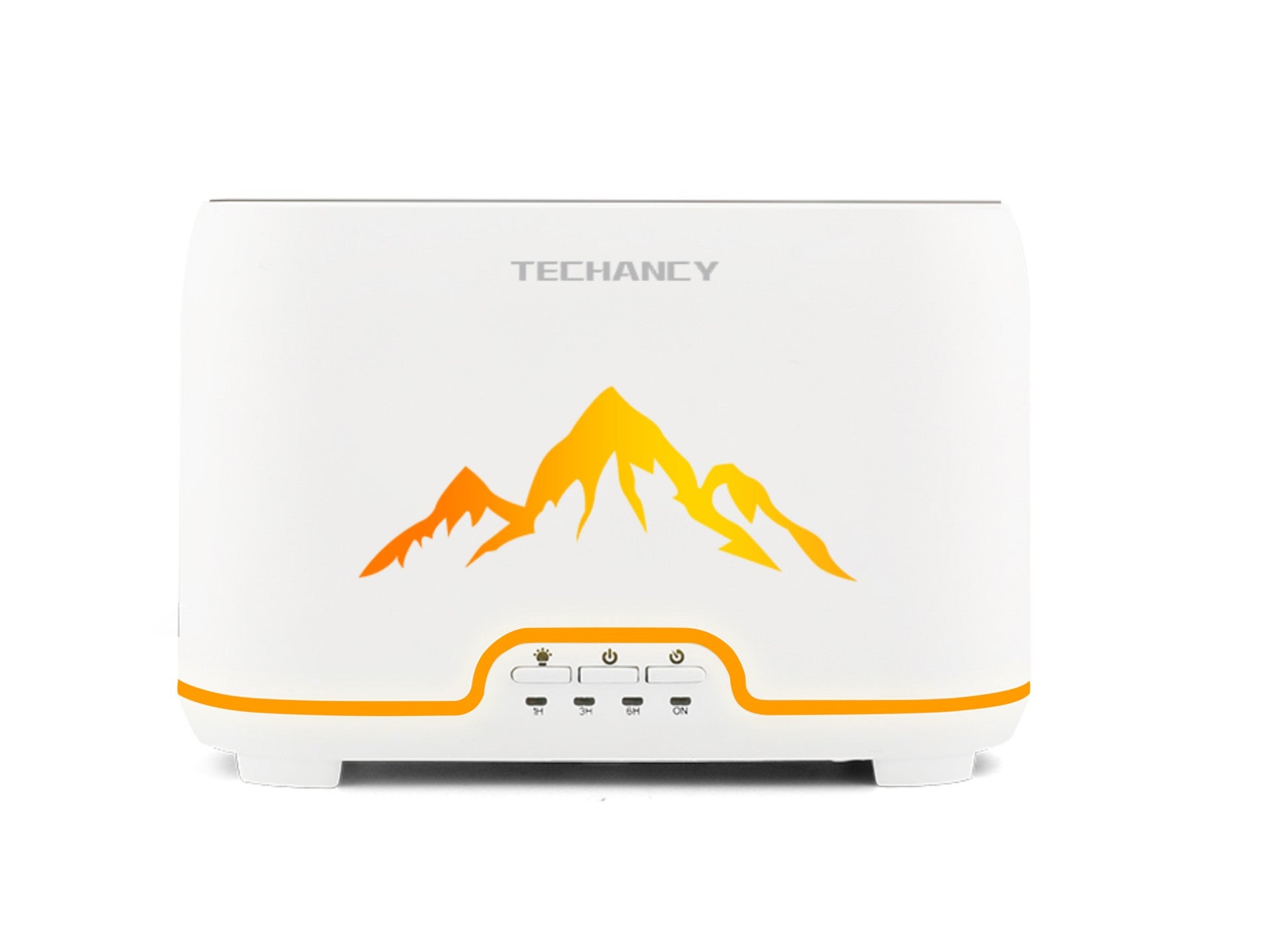 Techancy Flame LED Aromatherapy Diffuser, LD3915, with Acceleration Function, White