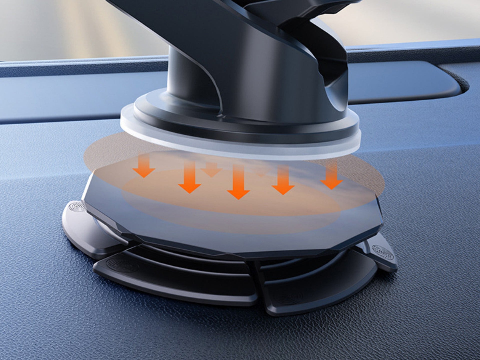 Techancy Almofada De Plástico Para Suporte De Telemóvel Preto Ti2332 Para O Painel De Instrumentos Do Carro Para Aumentar A Aderência.