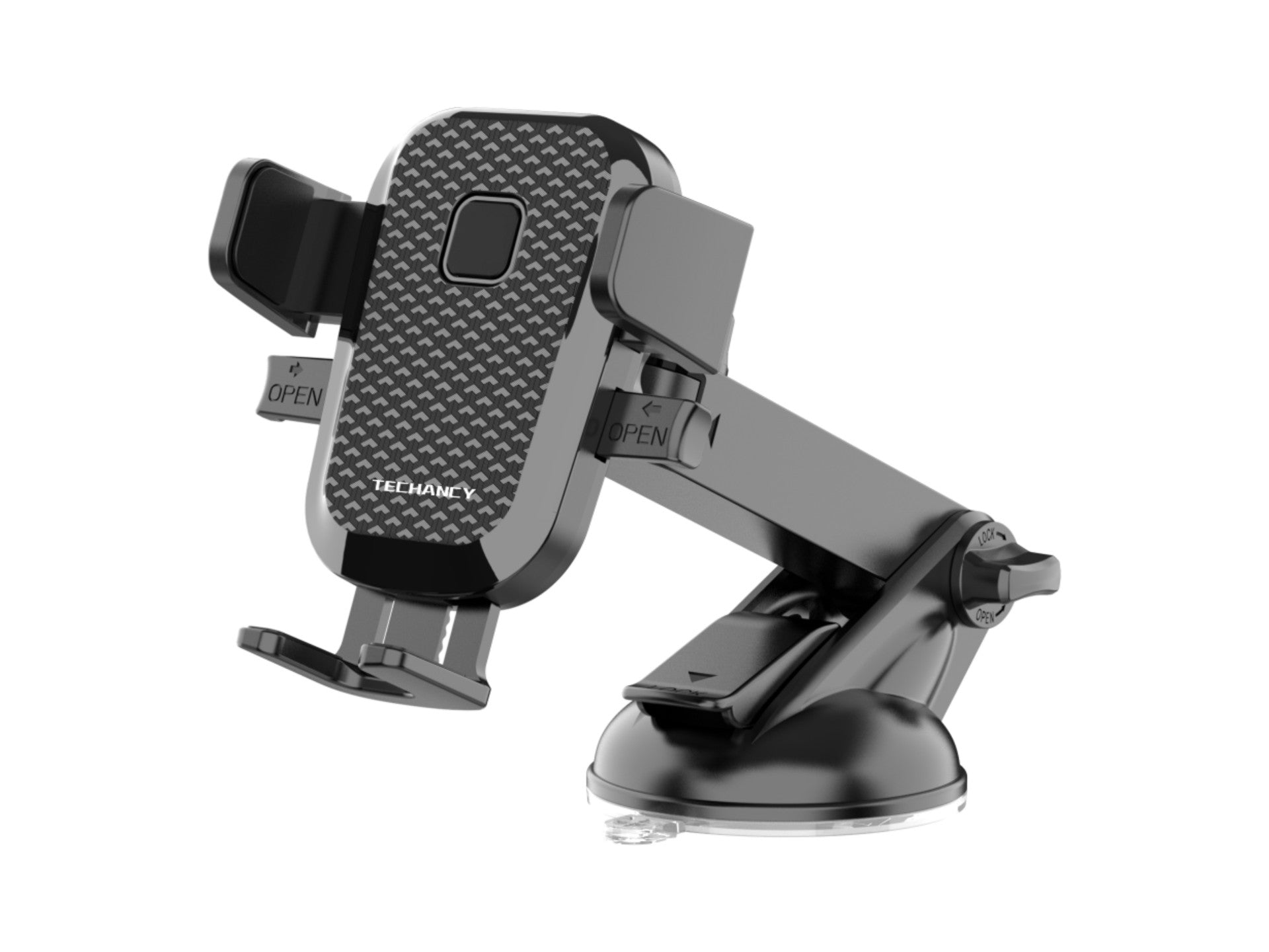 Soporte para teléfono de coche Techancy , Ti2294, ABS de alta resistencia, para teléfonos móviles de 4 a 6,8 pulgadas