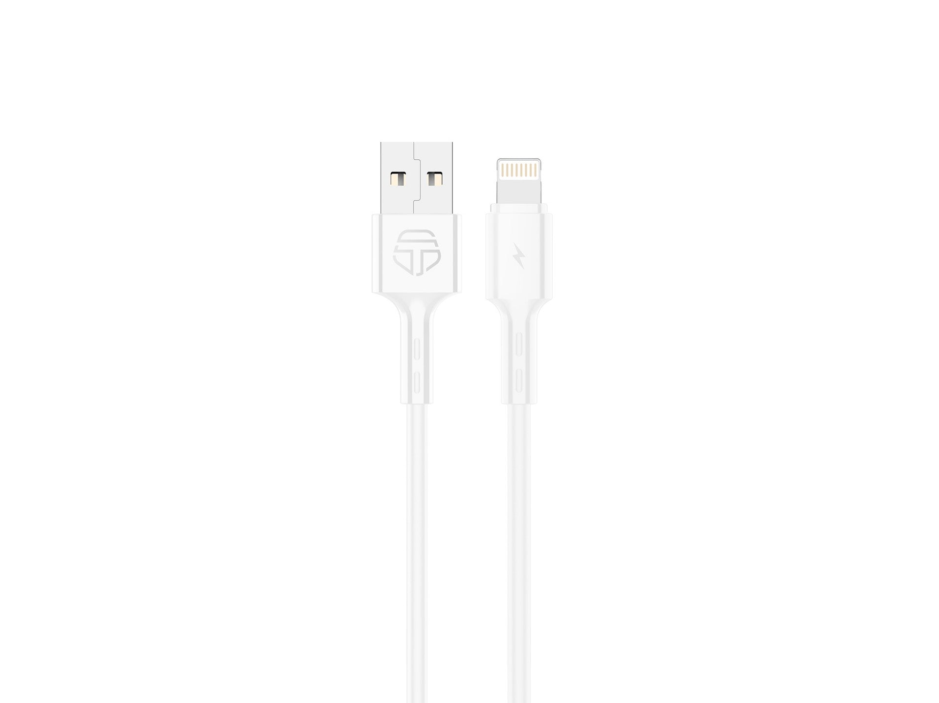 Techancy Cabo De Dados De 2m TB1766, 2,4a Para Carregamento Do Ip8/X/11-14 Utilização A Longa Distância Mais Cómoda.