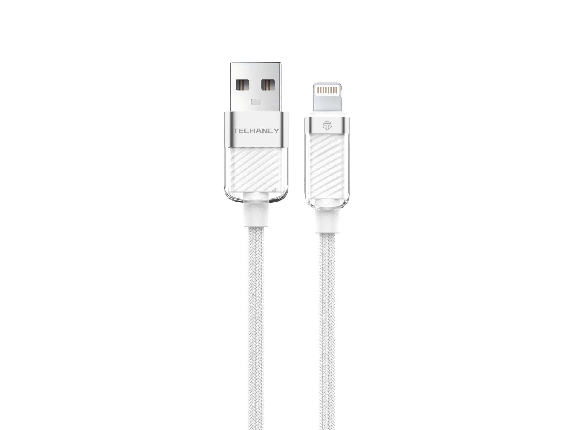Techancy IP 11-14/USB Data Cable 1m/3A White TB1780, Compatible with iPhone/iPad Fast Charging and Data