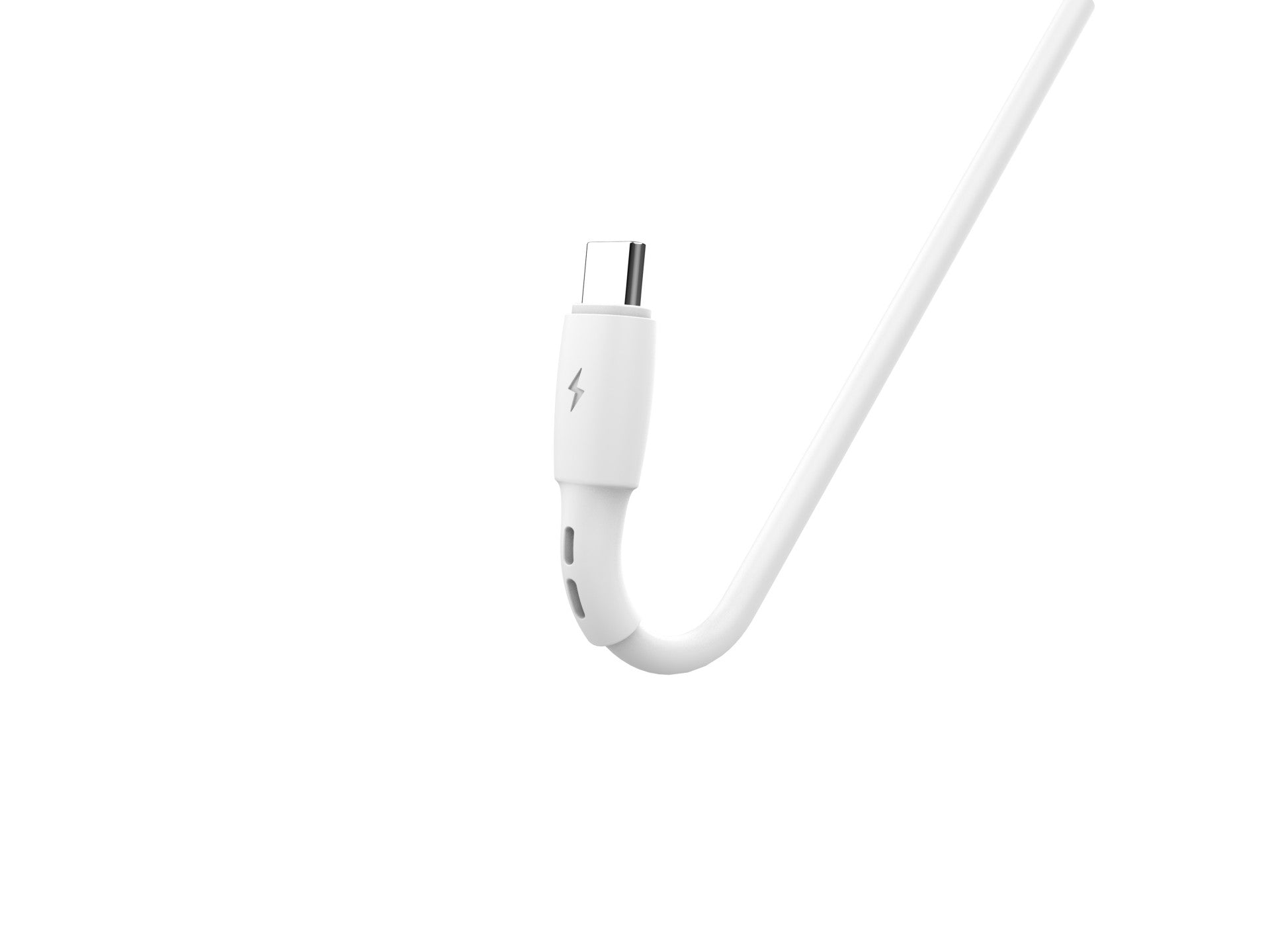 Techancy Cabo De Dados USB C to USB C Branco TB1778, Carregamento Pd60W, 30cm Adequado Para Utilização Com Power Bank