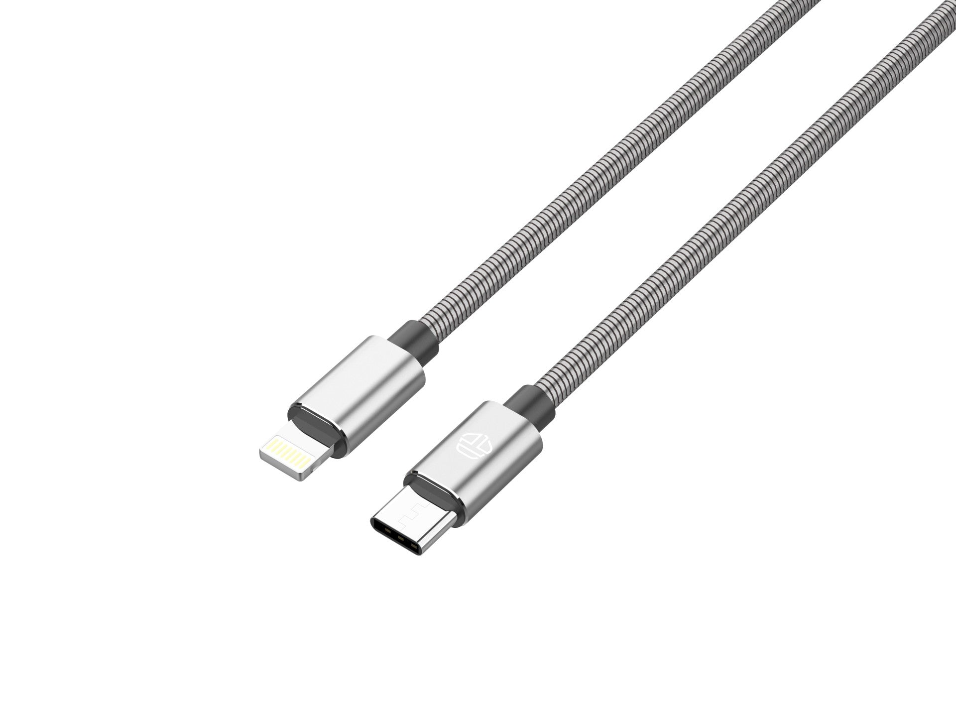 Techancy Cabo Usb C Para Lightning 1m TB1796, Design Totalmente Metálico, Resistente A Animais, Carregamento Rápido De 30 Watts