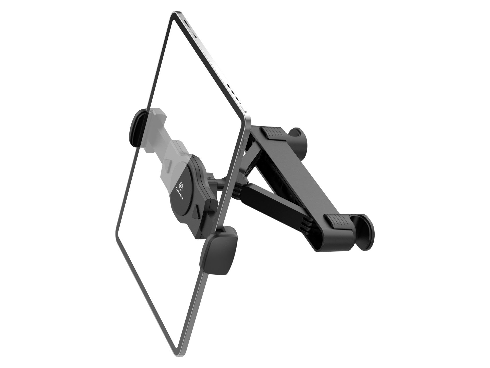 Techancy Suporte Para Banco Traseiro Do Automóvel TI2322, Para Dispositivos De 4,7-13 Polegadas Giro De 360 Preto