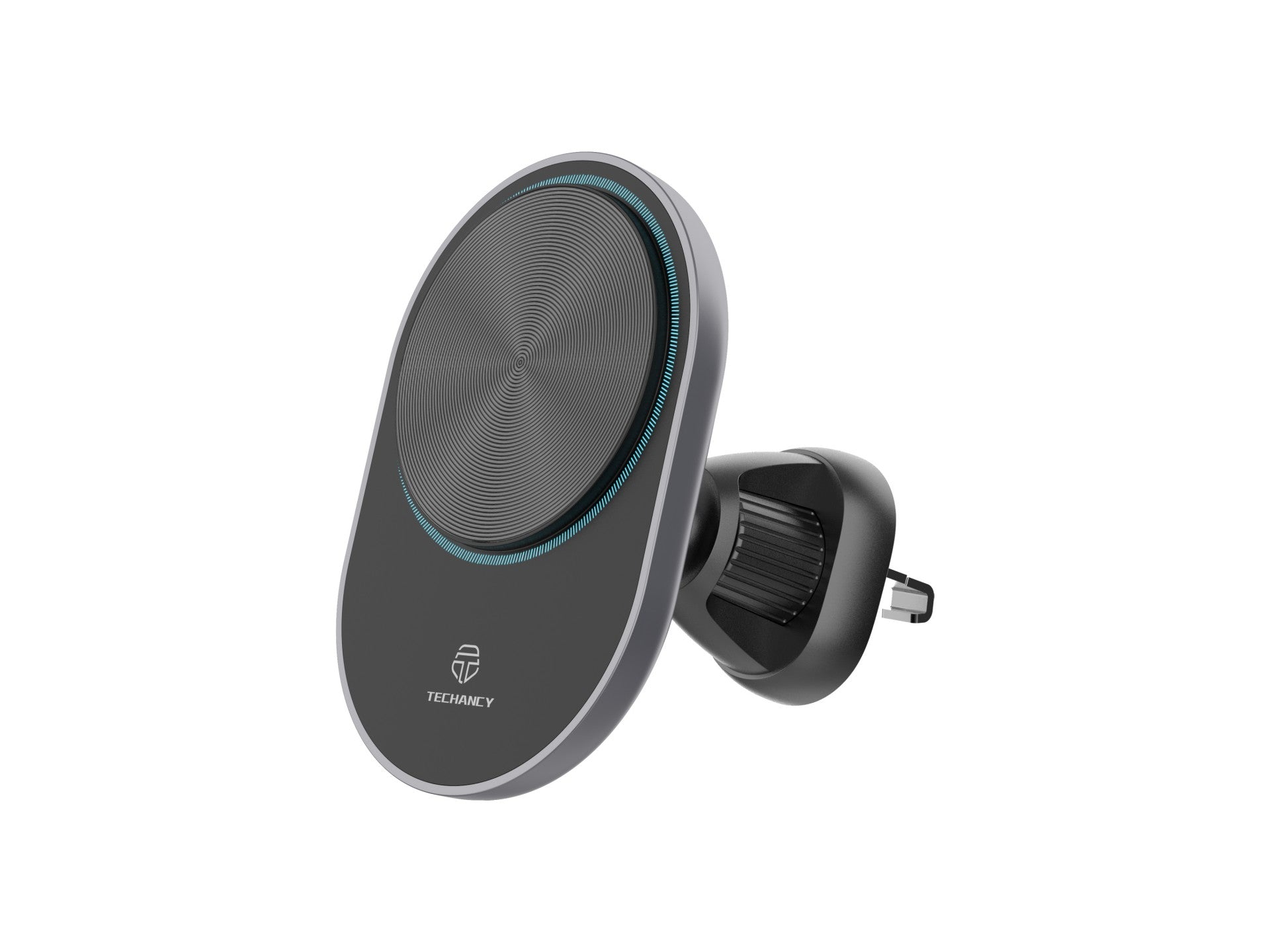 Techancy Magnetic Phone Holder with Wireless Charger TF2798 Black, MagSafe Compatible, 15W Wireless Charging