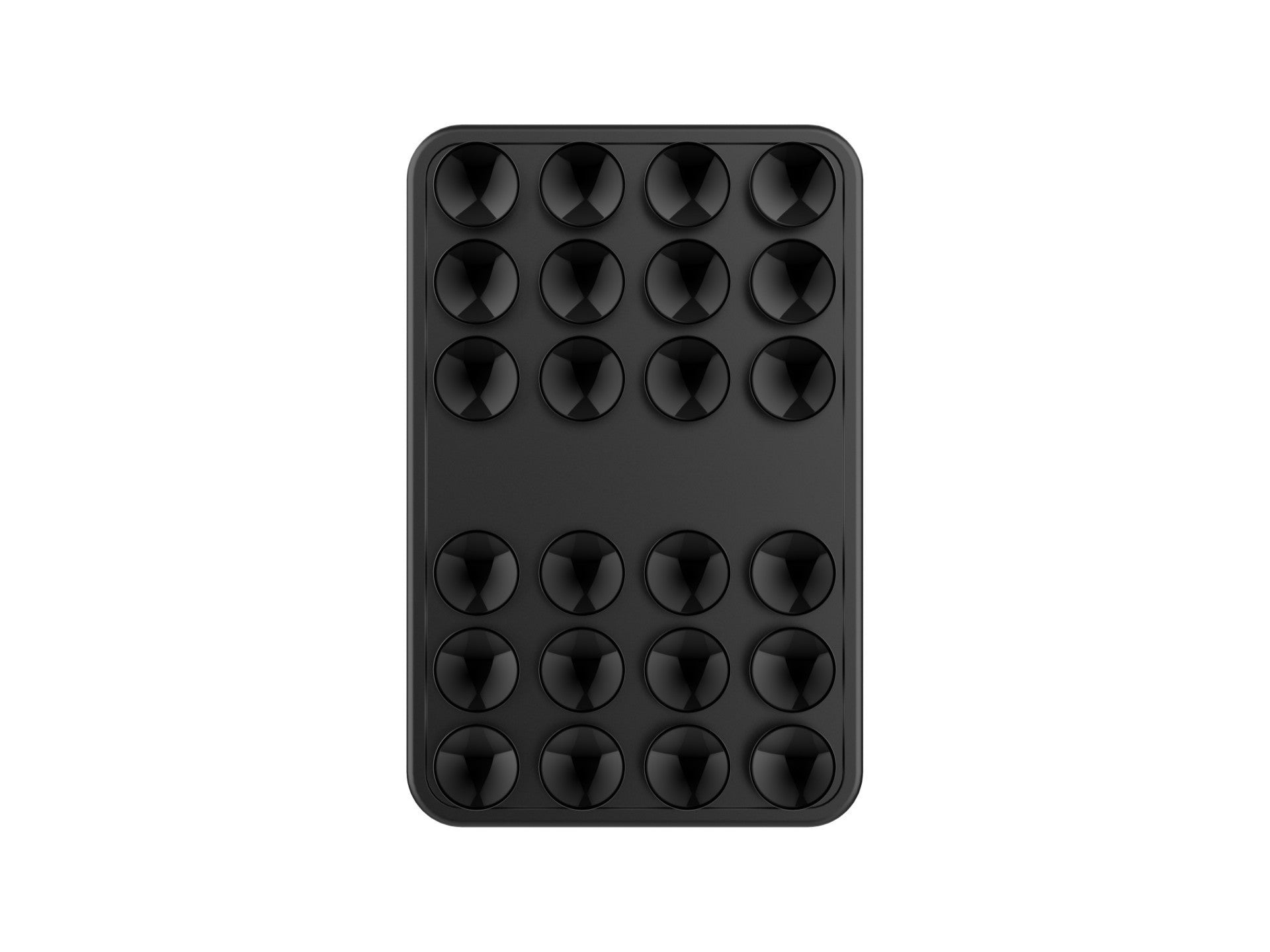 Techancy Suporte com Ventosas de Silicone TZ6303 Forte Aderencia Reutilizavel Estavel Antiderrapante para Telemovel e Tablet Preto