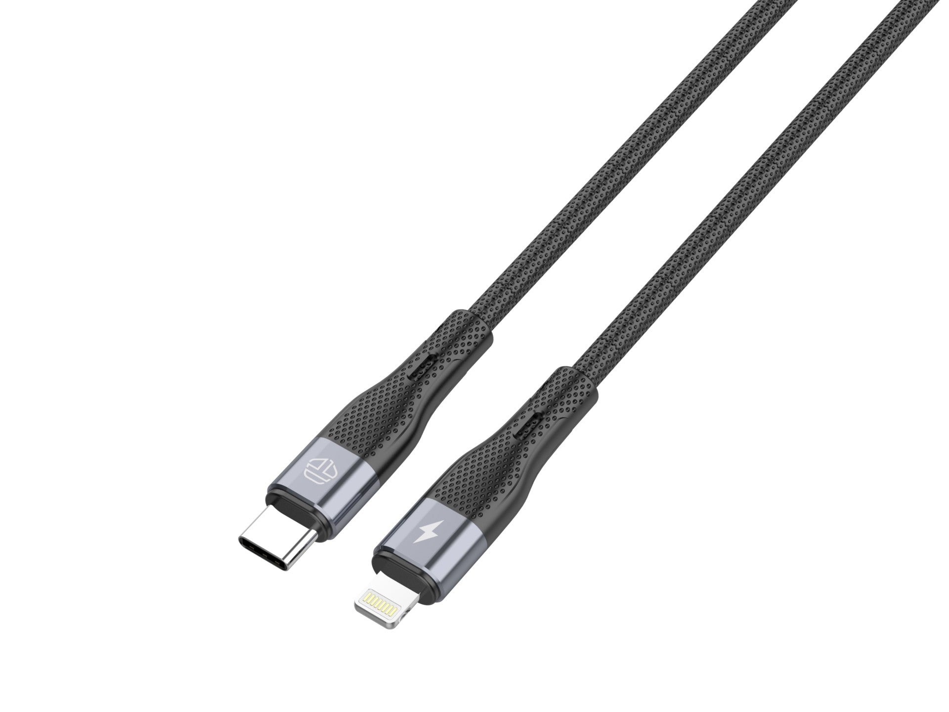 Techancy Cabo de carregamento rápido PD USB C para Lightning Preto TB1779, carregamento rápido de 30 W, comprimento 1 m