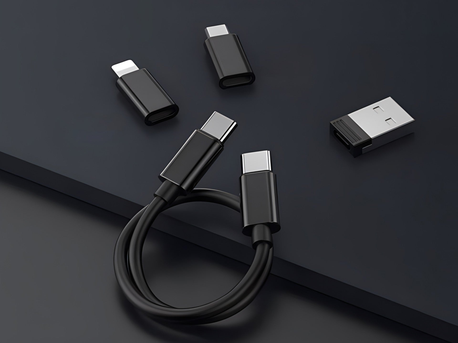 Techancy Cabo De Dados Multifunções Otg Kit TV3757, Várias Combinações Para Combinar, Carregar E Transferir/Armazenar Dados