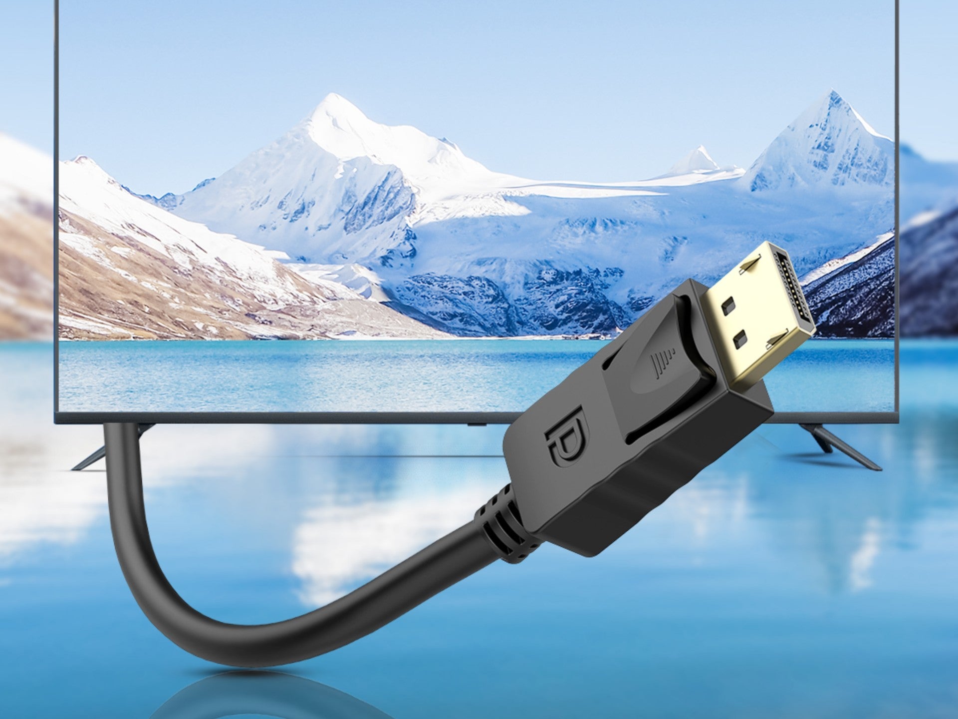 Cable de vídeo de alta definición Techancy DP a DP de 1,5 m, LE1821, 4K*2K/1080P, negro