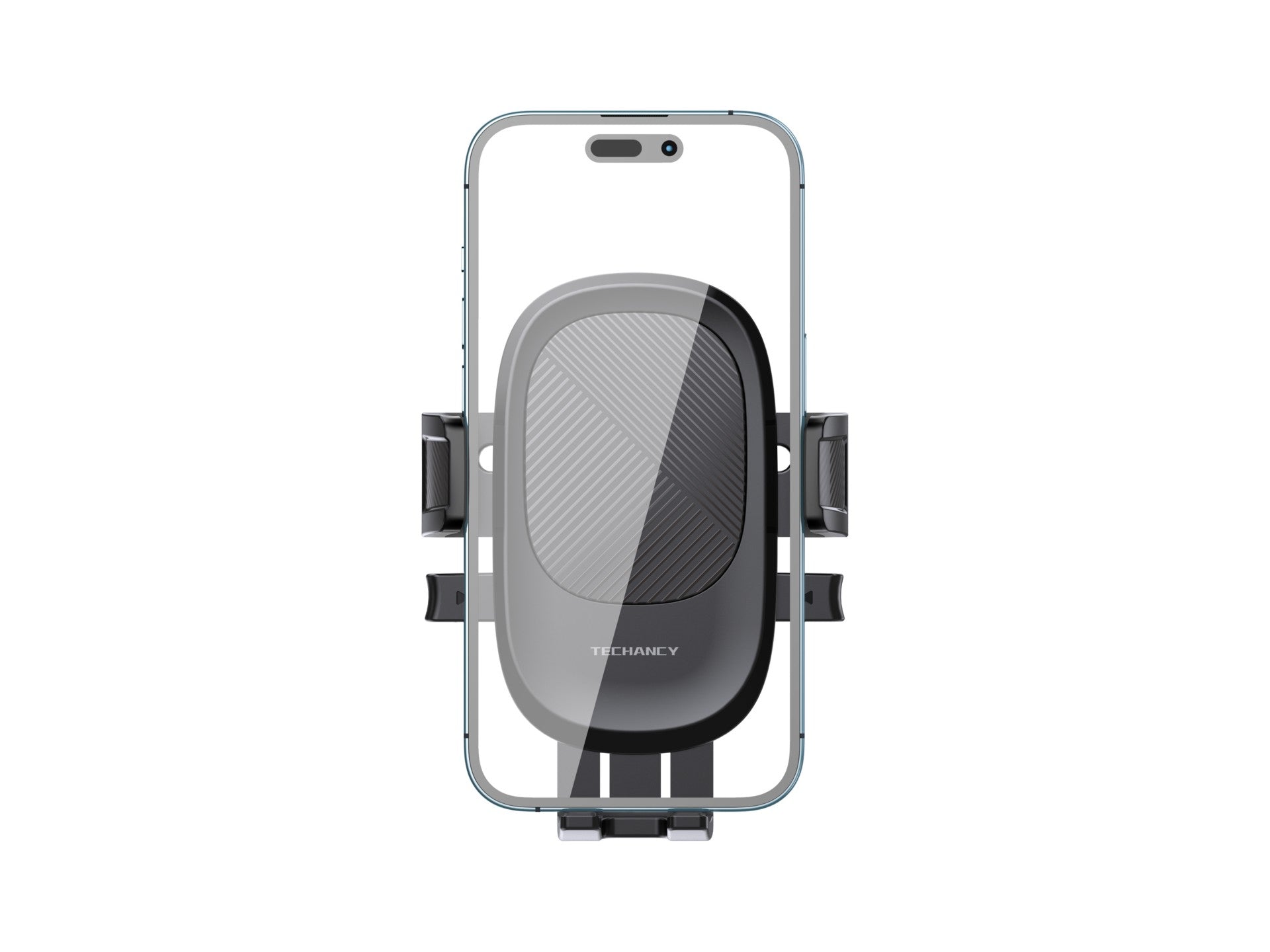 Techancy TI2328 Car Phone Holder Black, Adjustable Suction Cup, Compatible with 4.7-7.2 inch Phones