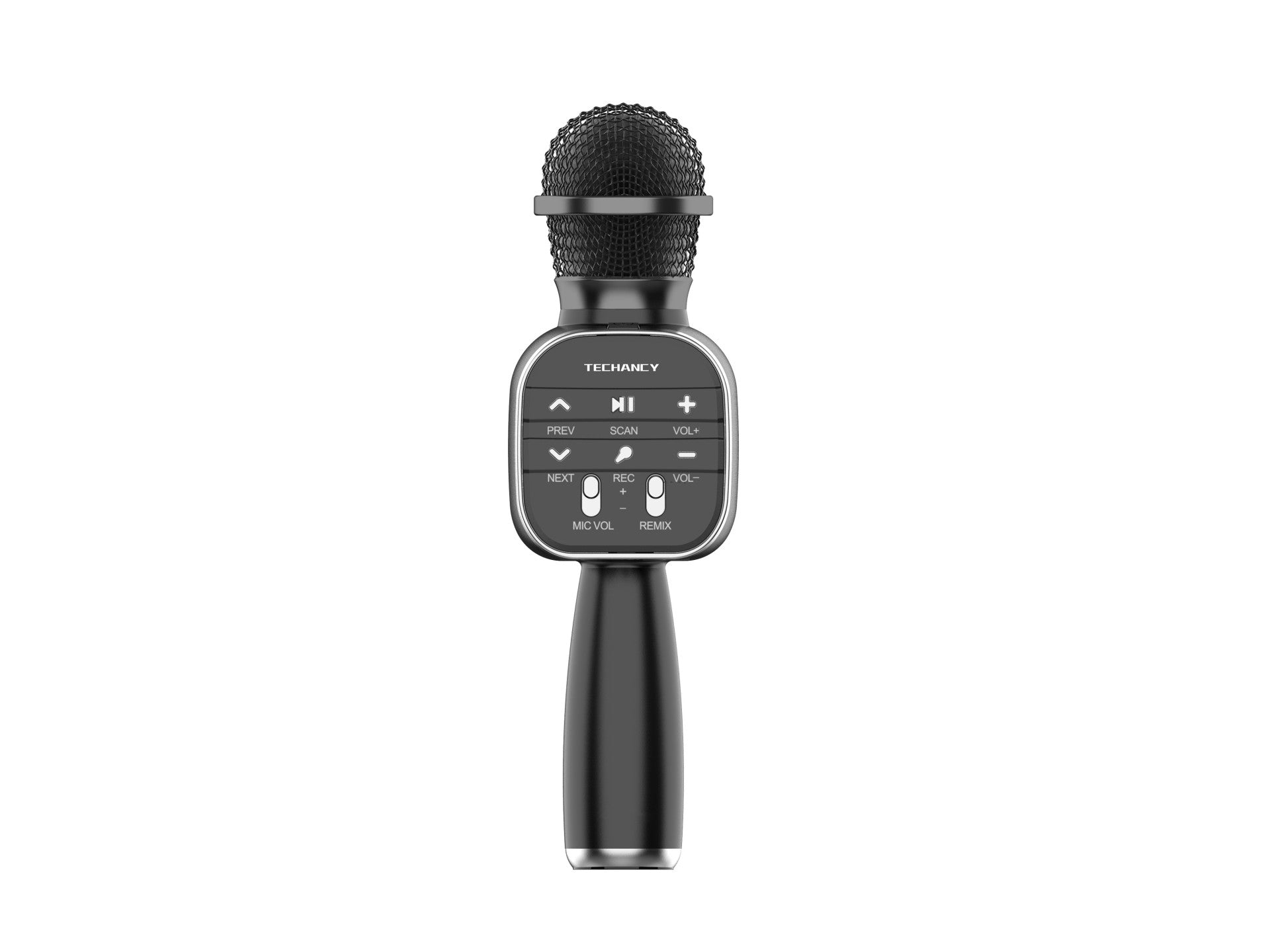 Techancy Dss KZ1560 Wireless Bluetooth Microphone Portable Singing Speaker Black