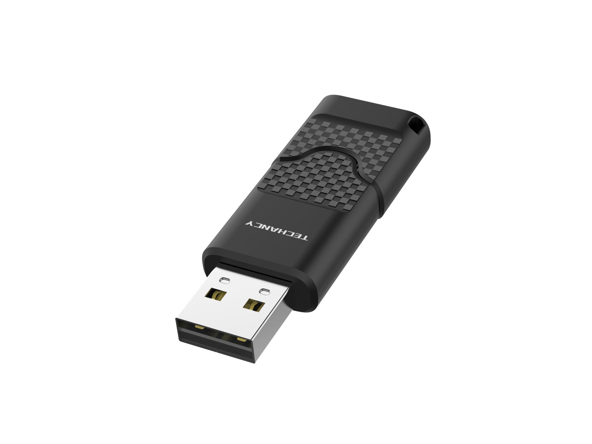Techancy USB Flash Drive 64GB Preto LB2901, Usb 2.0, Compatível com PC/Mobile/Mac, Armazenamento seguro de ficheiros
