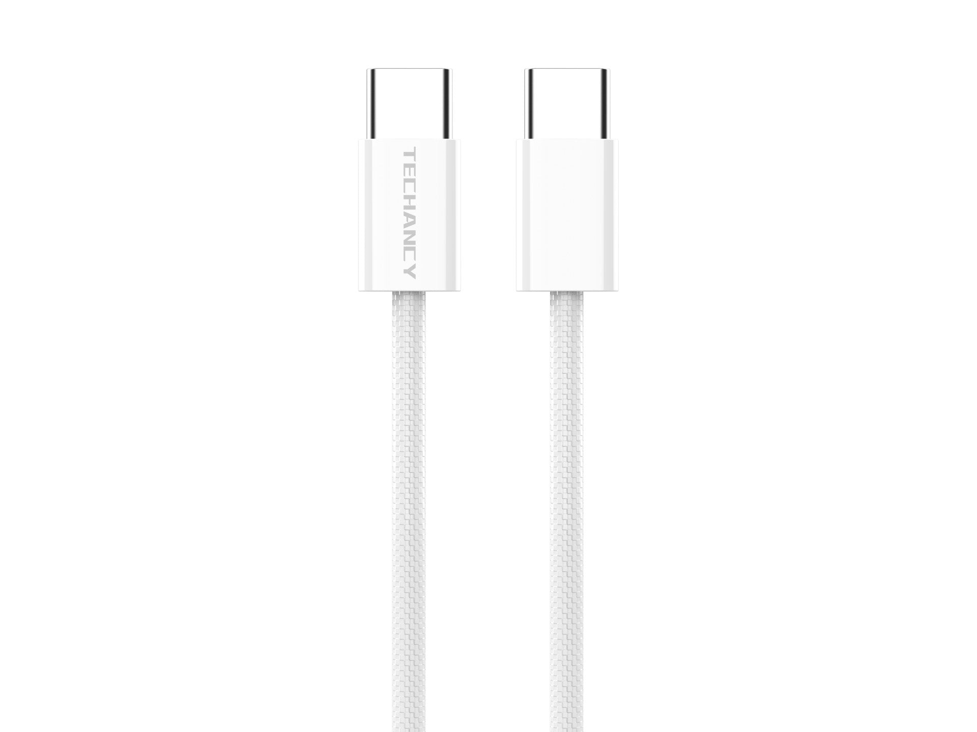 Techancy Cabo De Dados De Carregamento Rápido De 60 W Usb C Para Usb C TB1795, 2 M De Comprimento, Cabo Entrançado