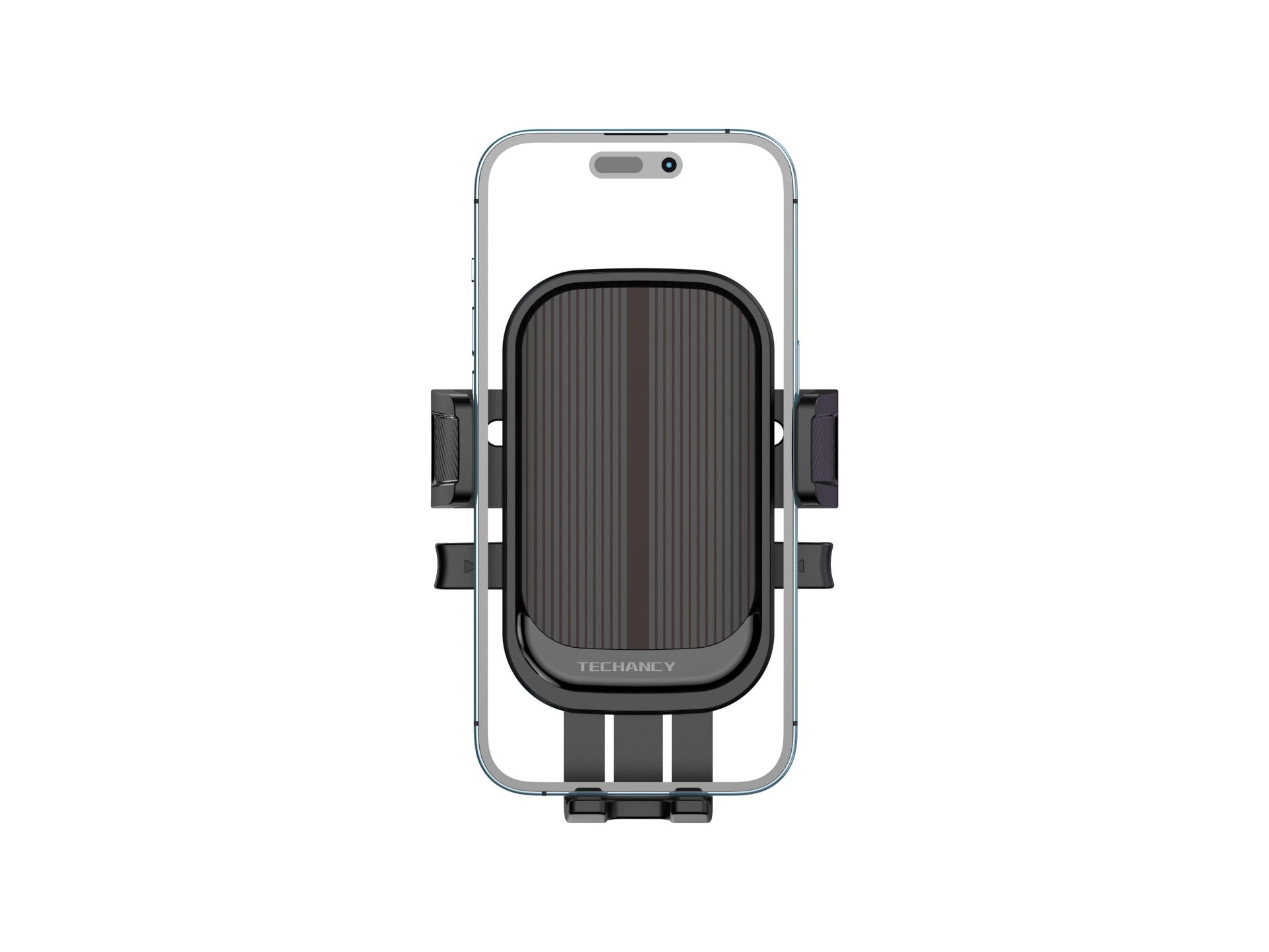 Soporte para teléfono de coche Techancy Ti2318, negro, de 4 a 7,2 pulgadas, con ventosa y bloqueo de un solo toque