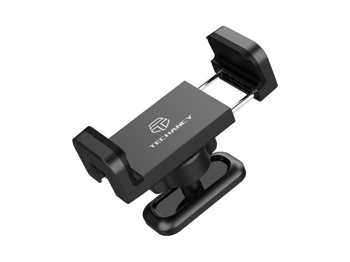 Suporte com Clip para Telemovel Techancy TI2350, 58-88mm, Base Magnetica N52, Rotacao 360 Graus, Multiusos, Preto