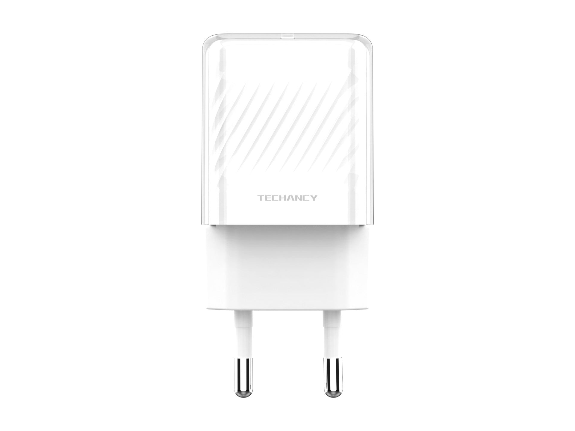 Techancy Carregador De Parede Pd Usb-C De 33 W Branco TA2817, Adaptador De Carregamento Rápido A + C De Porta Dupla Para Gan.
