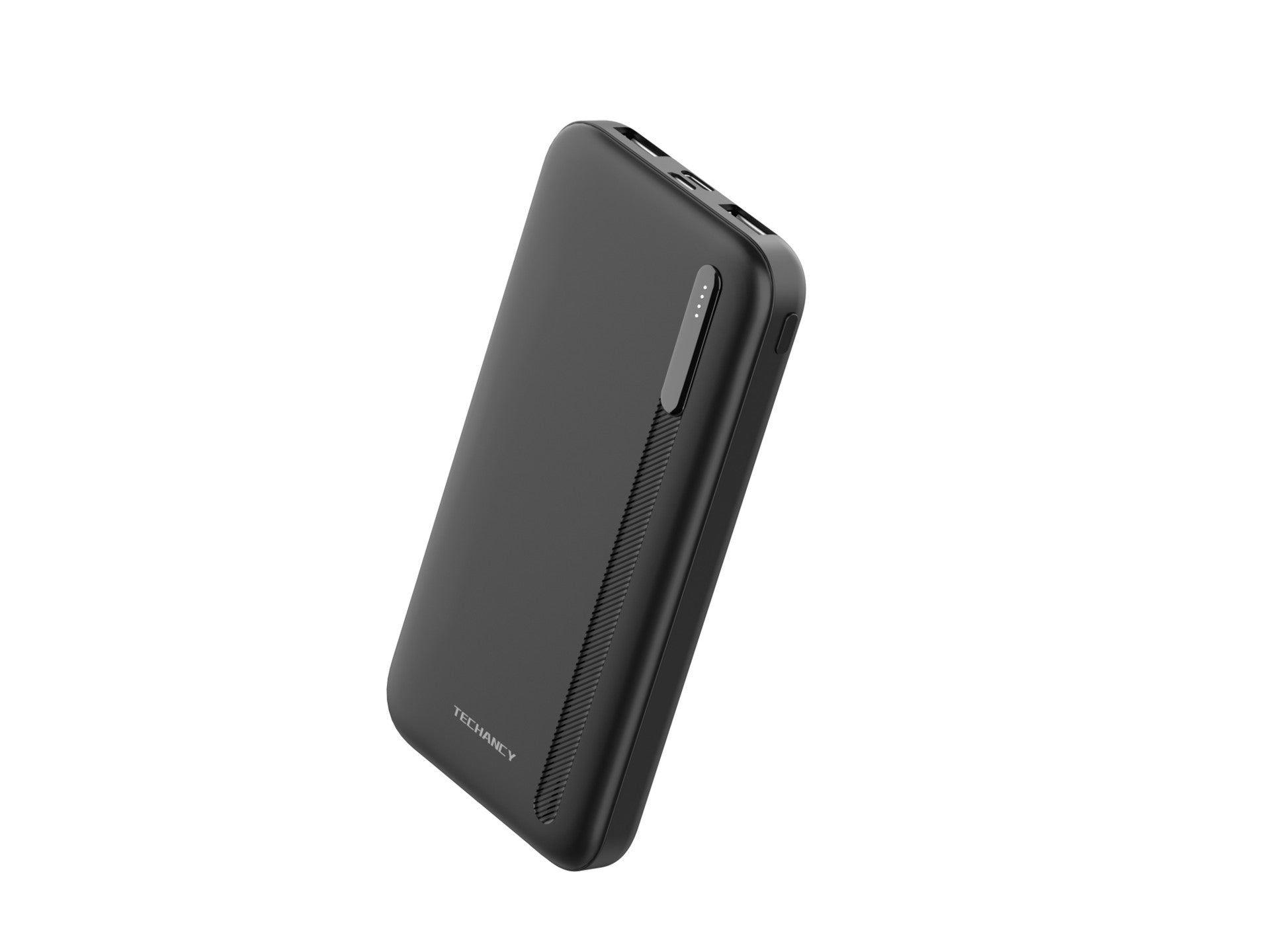 Techancy Power Bank 10000mAh Black TF2775, 10W Fast Charging for Smartphones, Tablets and More!