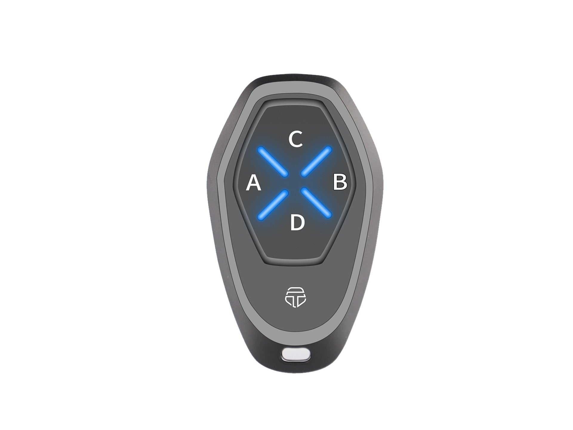Control remoto universal Techancy KN3315 433mhz, para ventanas, puertas, puertas de garaje, etc. Fácil de usar.