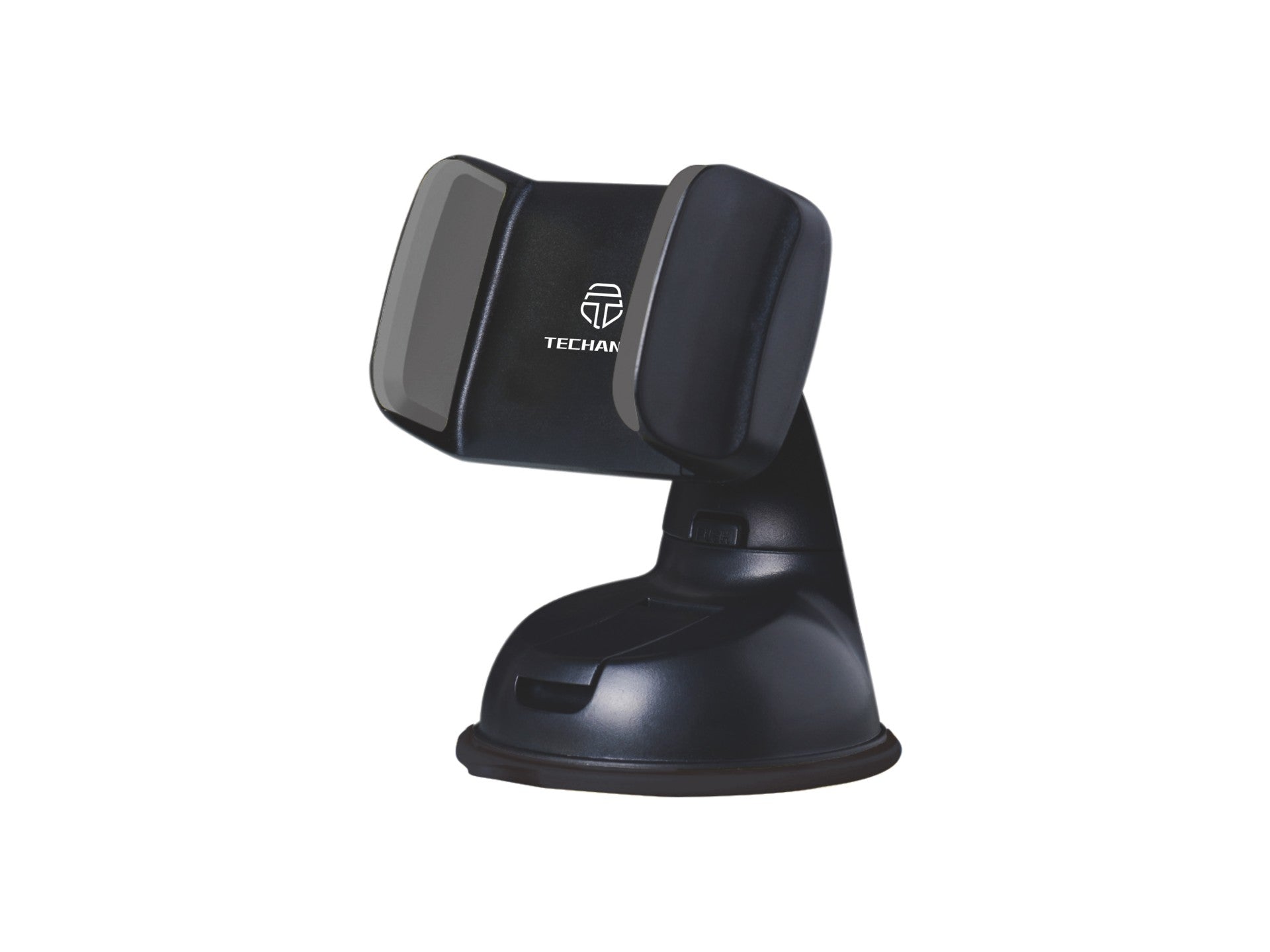 Techancy Suporte Para Telemóvel Para Automóvel Preto Ti2187, Ventosa Potente Em Silicone, Braço Elástico Flexível Anti-Queda