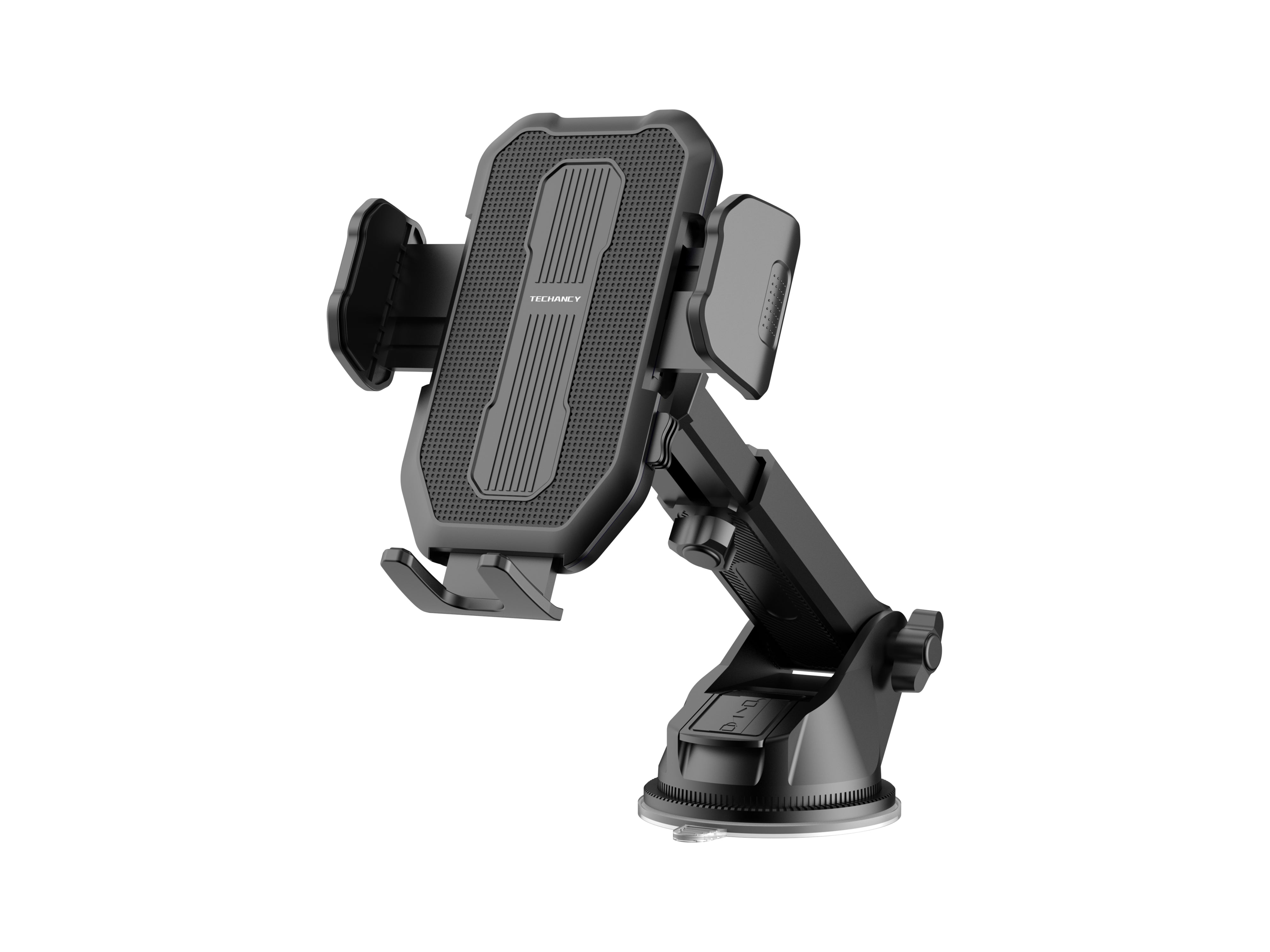 Soporte para teléfono de coche Techancy TI2340 con base de succión, compatible con modelos de 4,5 a 7,2 pulgadas, color negro