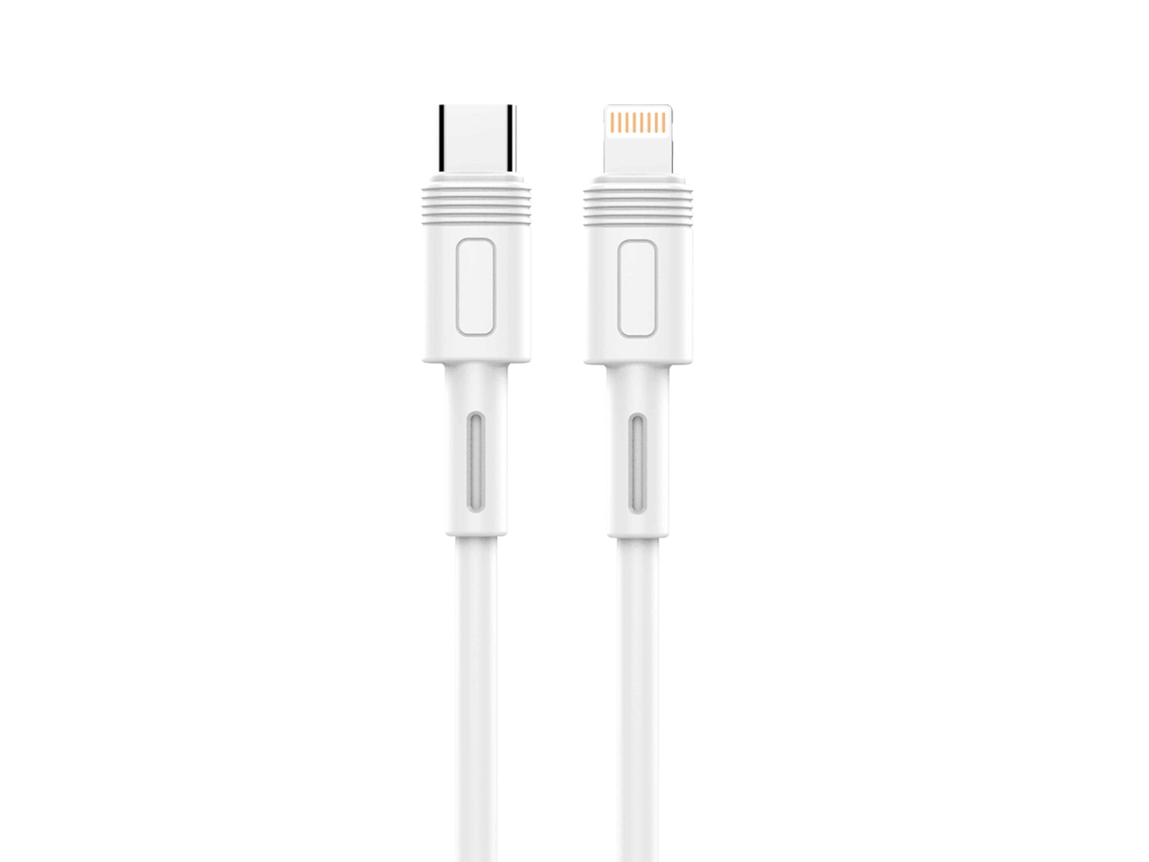 Techancy Cabo de Dados PD Type-C para Lightning TB1772, 30W, Compatível com iPhone 14/13/12/11, 1.5m, Branco